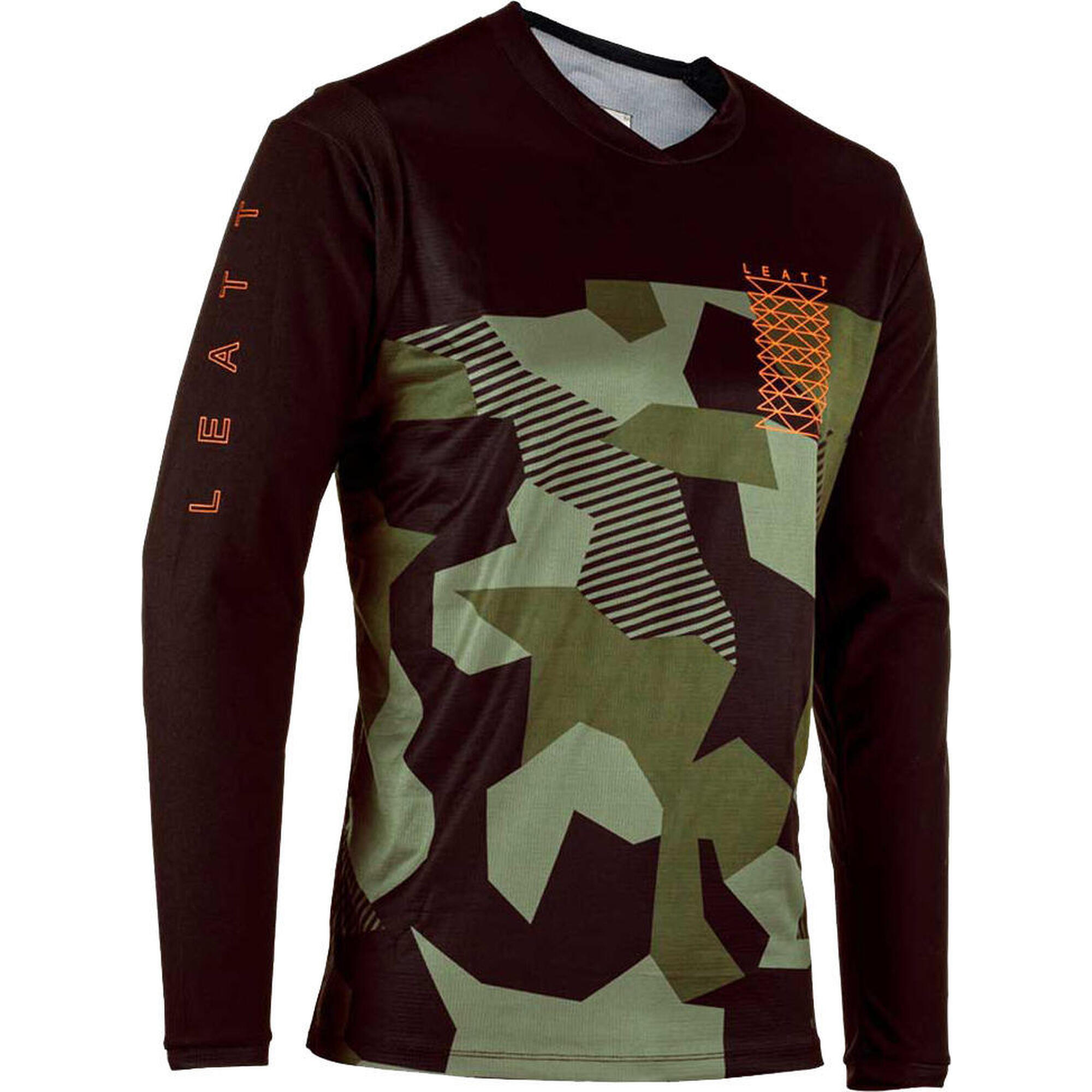 Maillot Manches Longues Enfant Leatt MTB Gravity 4.0 Camo