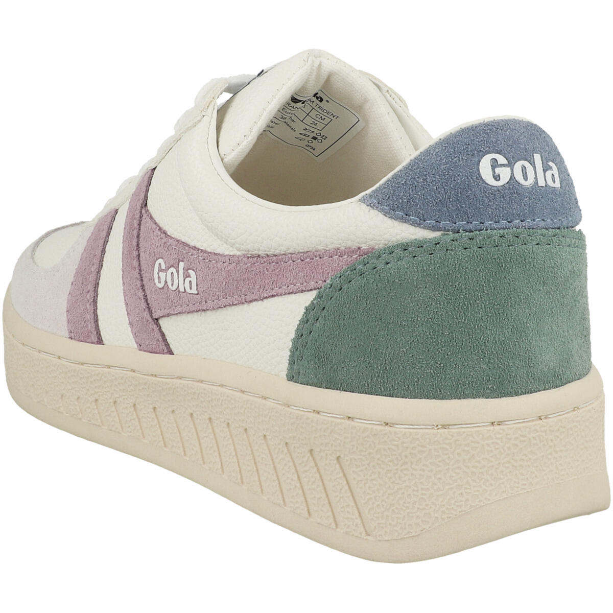 Baskets Femme Baskets Gola GRANDSLAM TRIDENT Blanc Blanc Gola 6/6