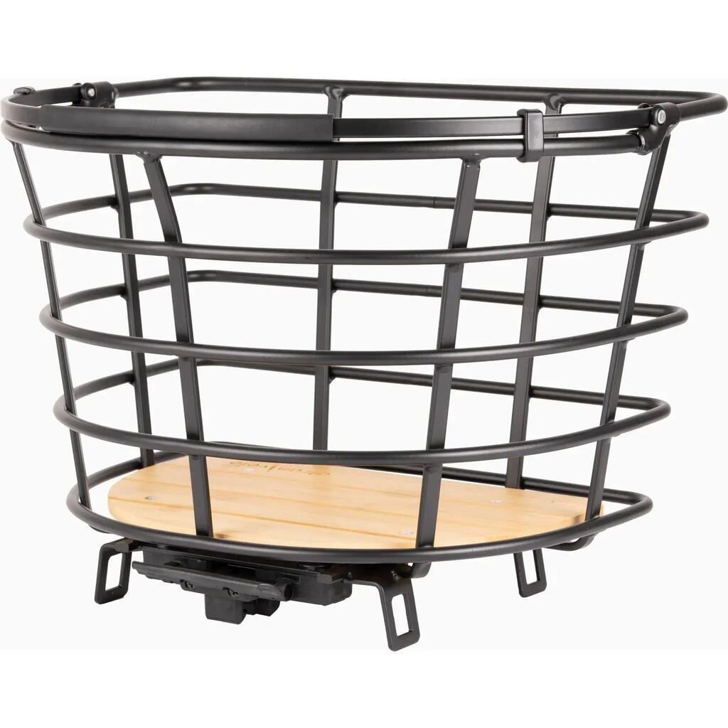 AtranVelo Cycle Basket AVS Epic Curve Bamboo Base 24.5 Litre