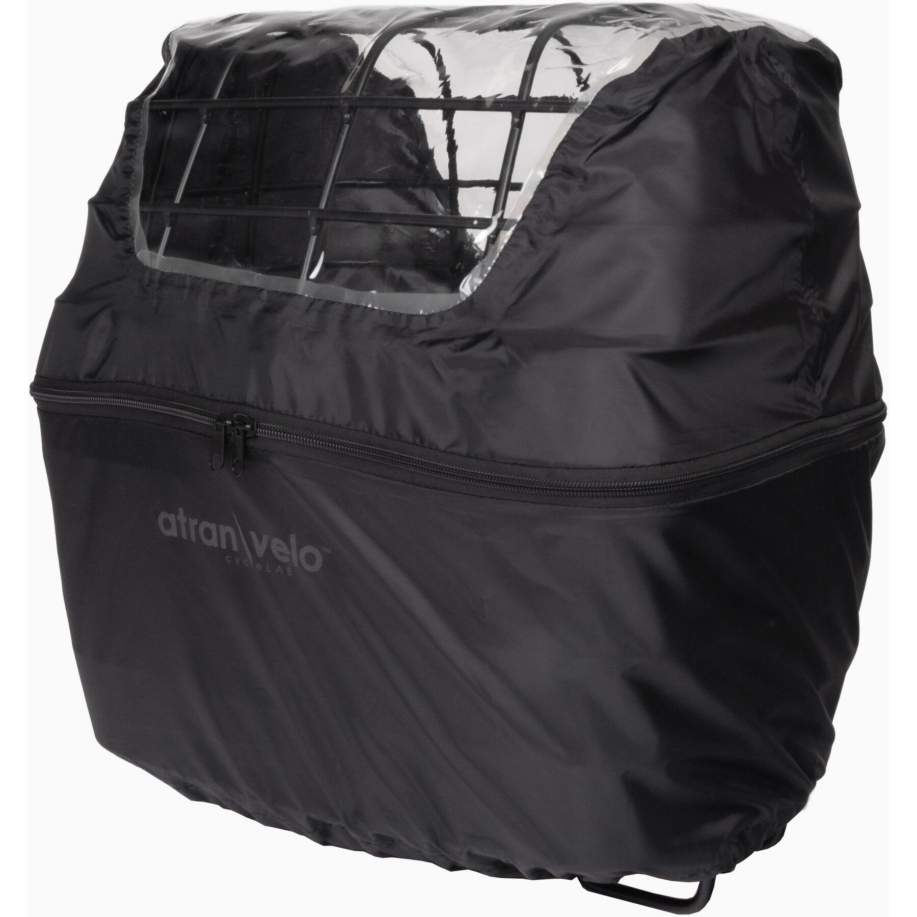 ATRAN VELO AtranVelo Rainy Duo Cycle Basket Rain Cover With Window