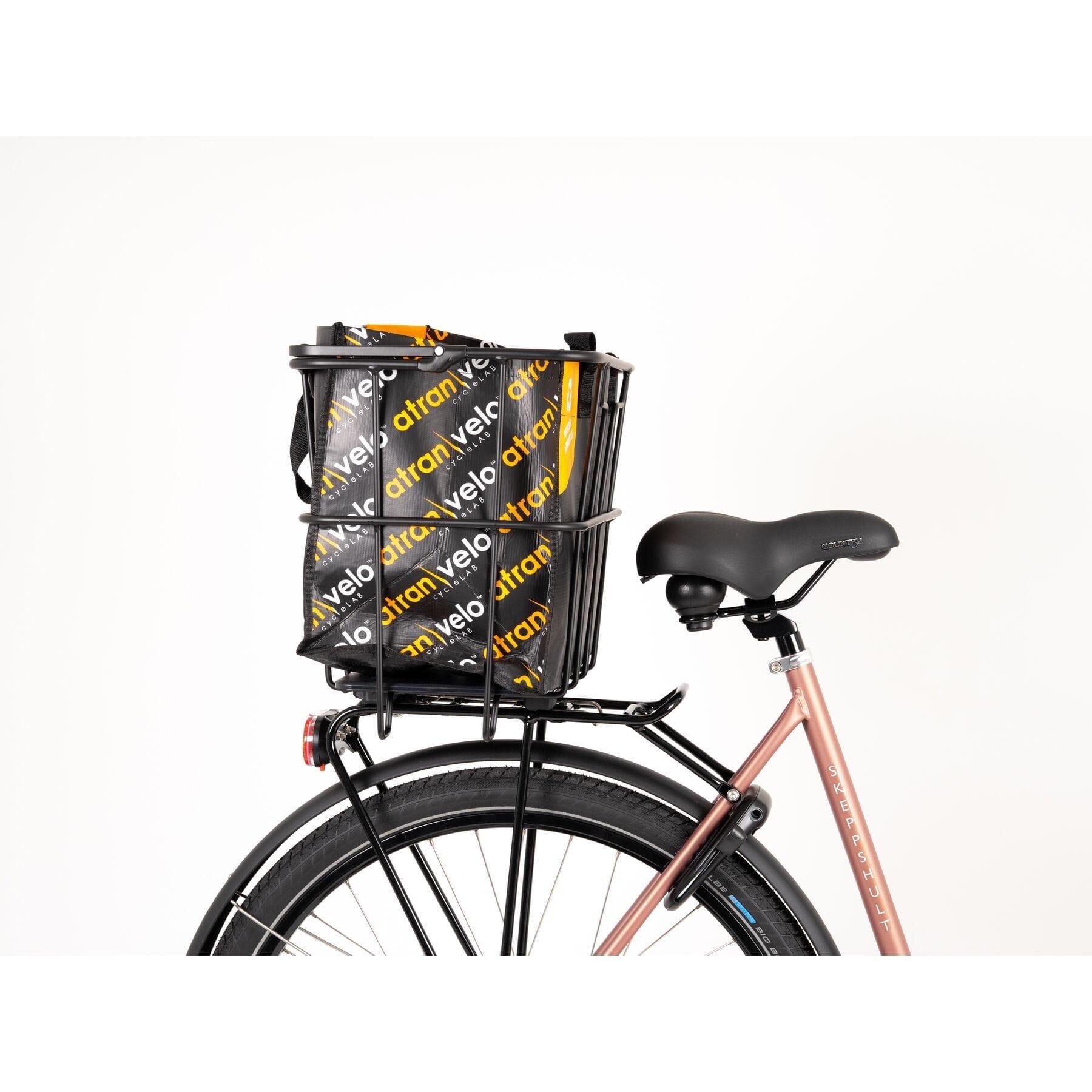 AtranVelo Cycle Basket AVS Grocery Including Bag 40 Litre 4/4