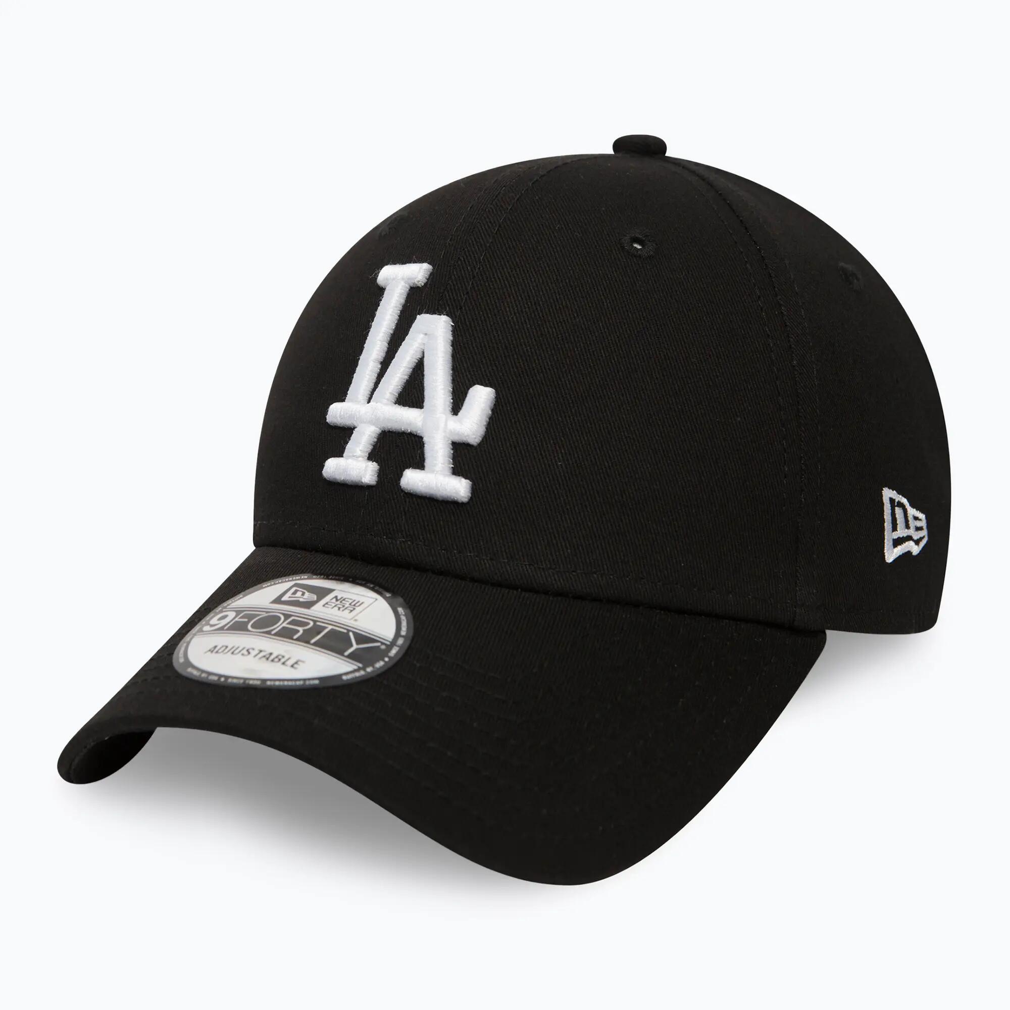 Casquette Adulte Réglable 9FORTY LA Dodgers Essential Noir 3/4