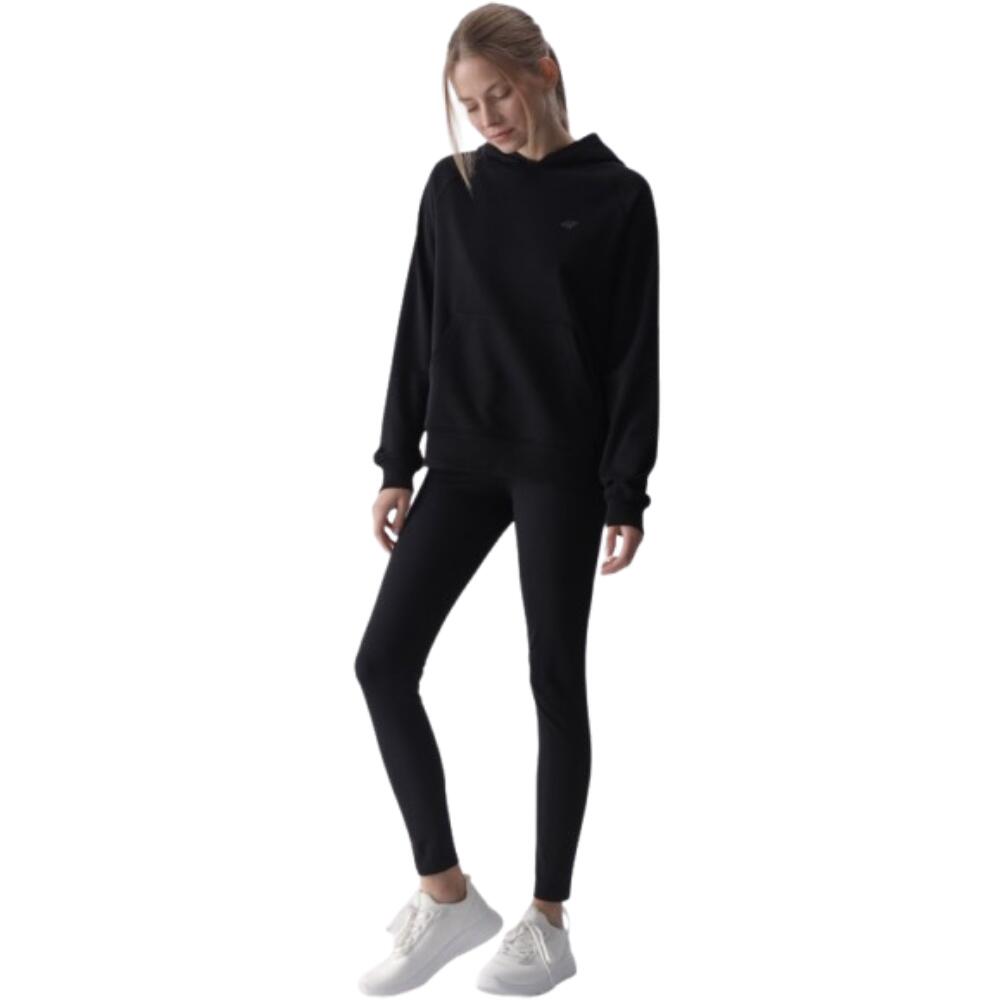 Casaco com capuz 4F para mulher TSWSF1468. Preto 3/4