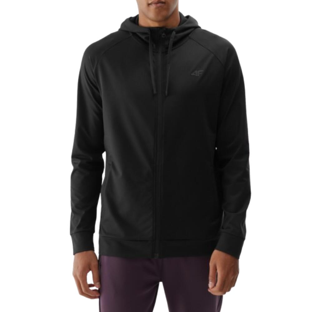 Camisola com fecho de correr para homem Fitness 4F TFSWM403 Preto 2/4