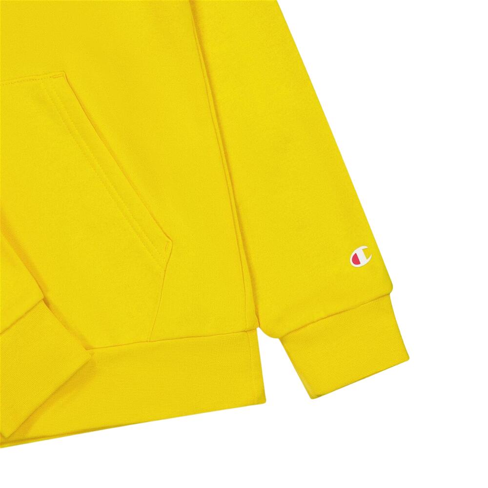 Sudadera Capucha Niño CHAMPION 306837 YS079. Amarillo 4/4