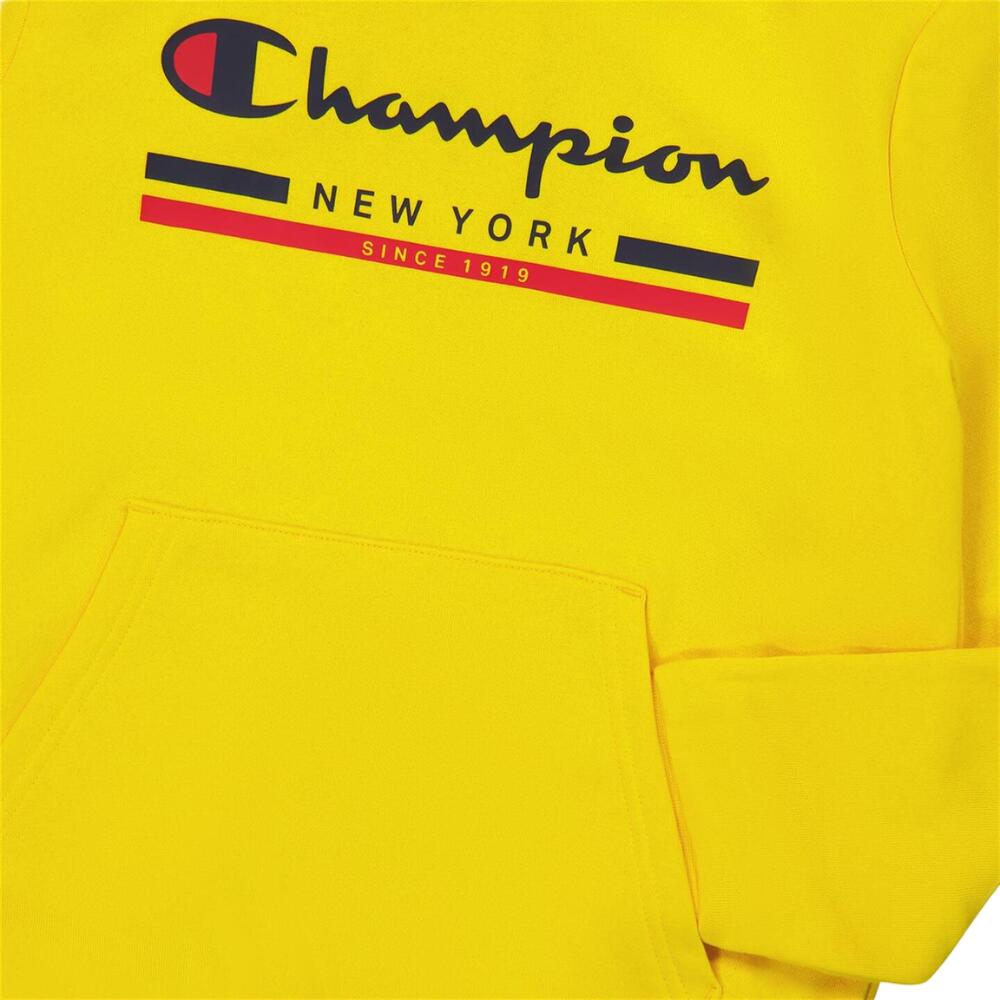 Sudadera Capucha Niño CHAMPION 306837 YS079. Amarillo 3/4