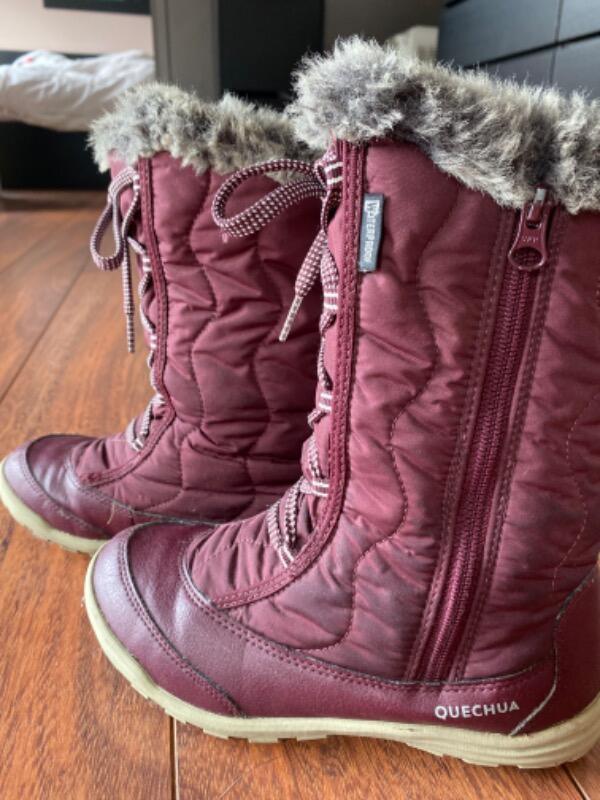 Entre Particuliers - Bottes de neige chaudes imperméables- SH500 ZIP -F 2/4