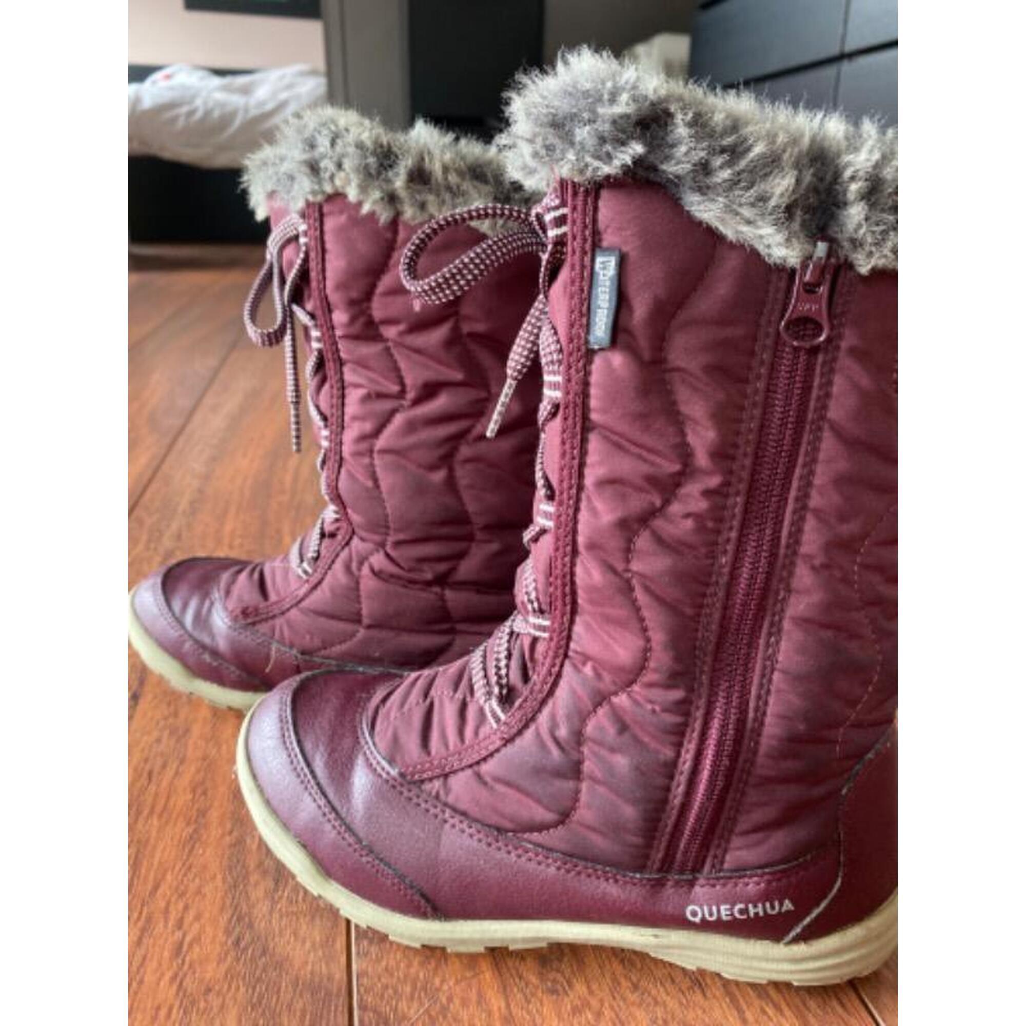 Entre Particuliers - Bottes de neige chaudes imperméables- SH500 ZIP -Fille35