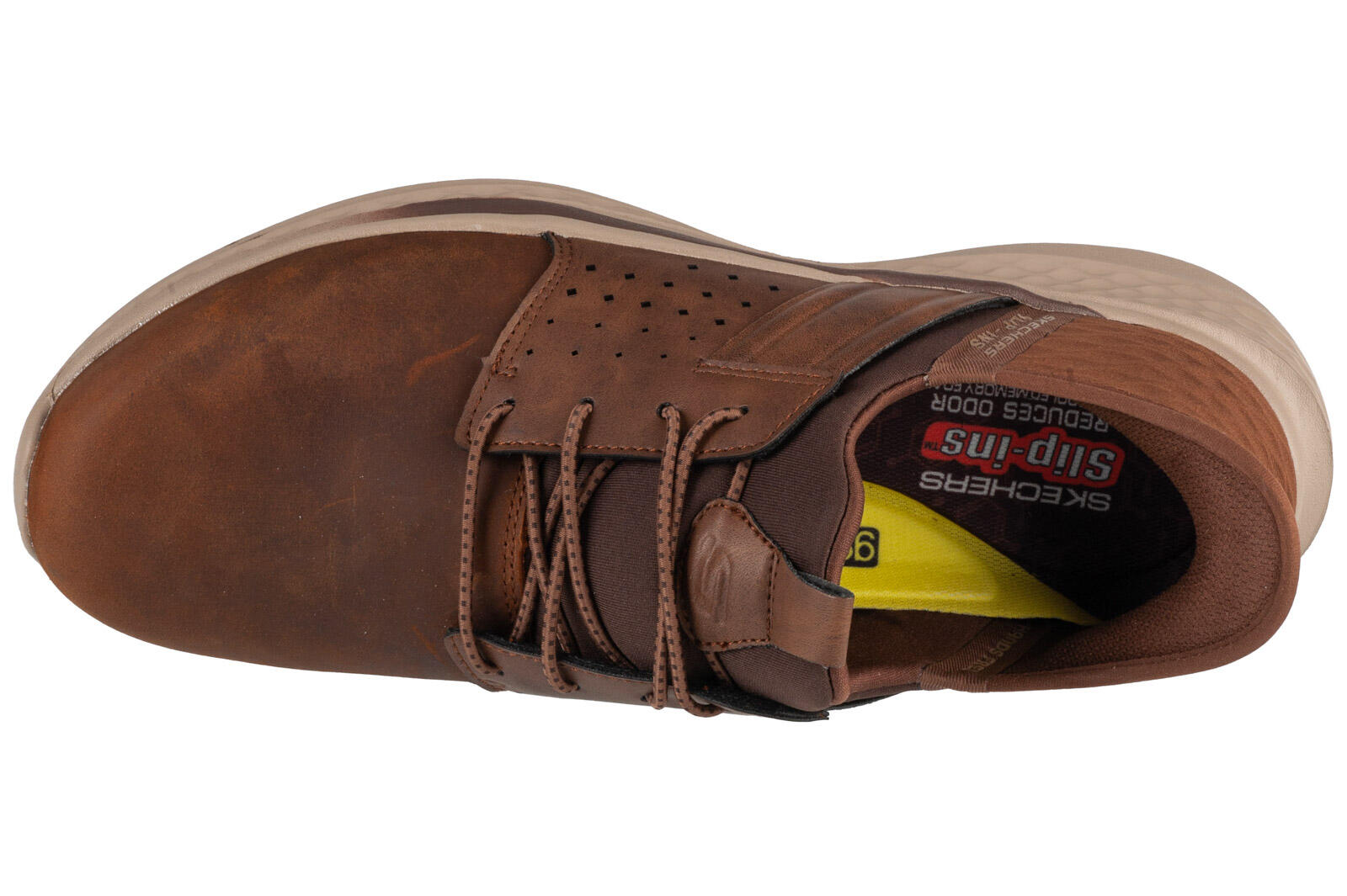 Zapatillas Hombre Skechers Slade Marrón 3/4