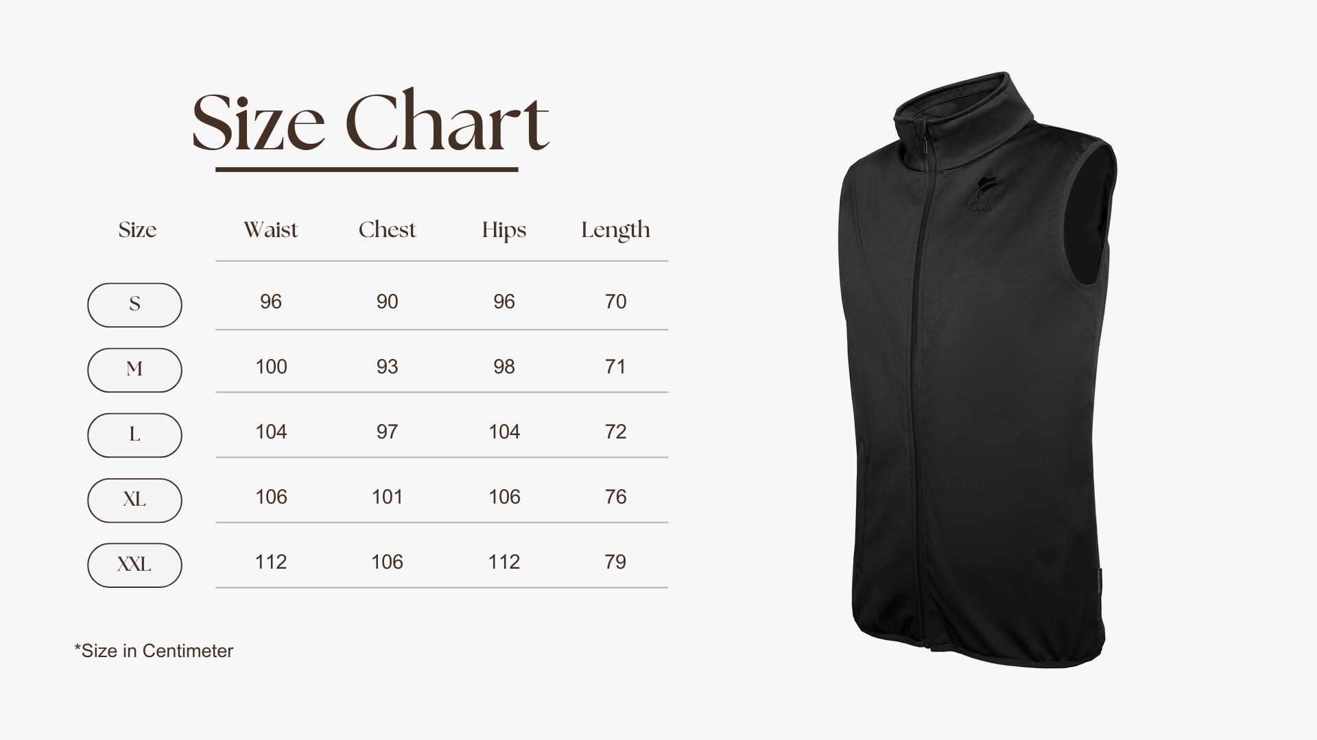 Vulpés Ganymed - intelligente beheizbare Weste [HERREN / SLIM FIT] 5/7