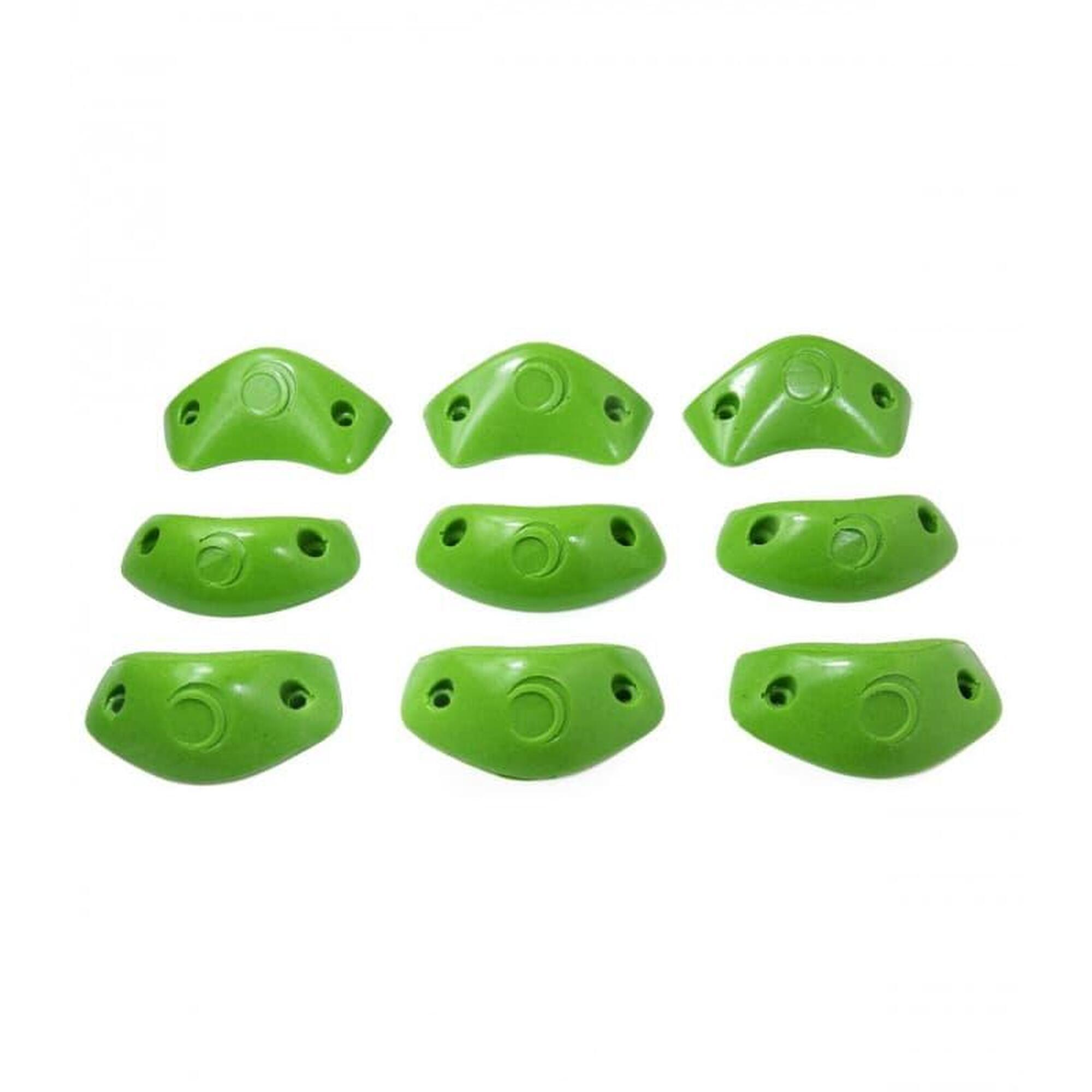 Eclipse - Pack De 9 Prises Woden Taille S - Prise D'Escalade - Multicolore - No Size - Decathlon