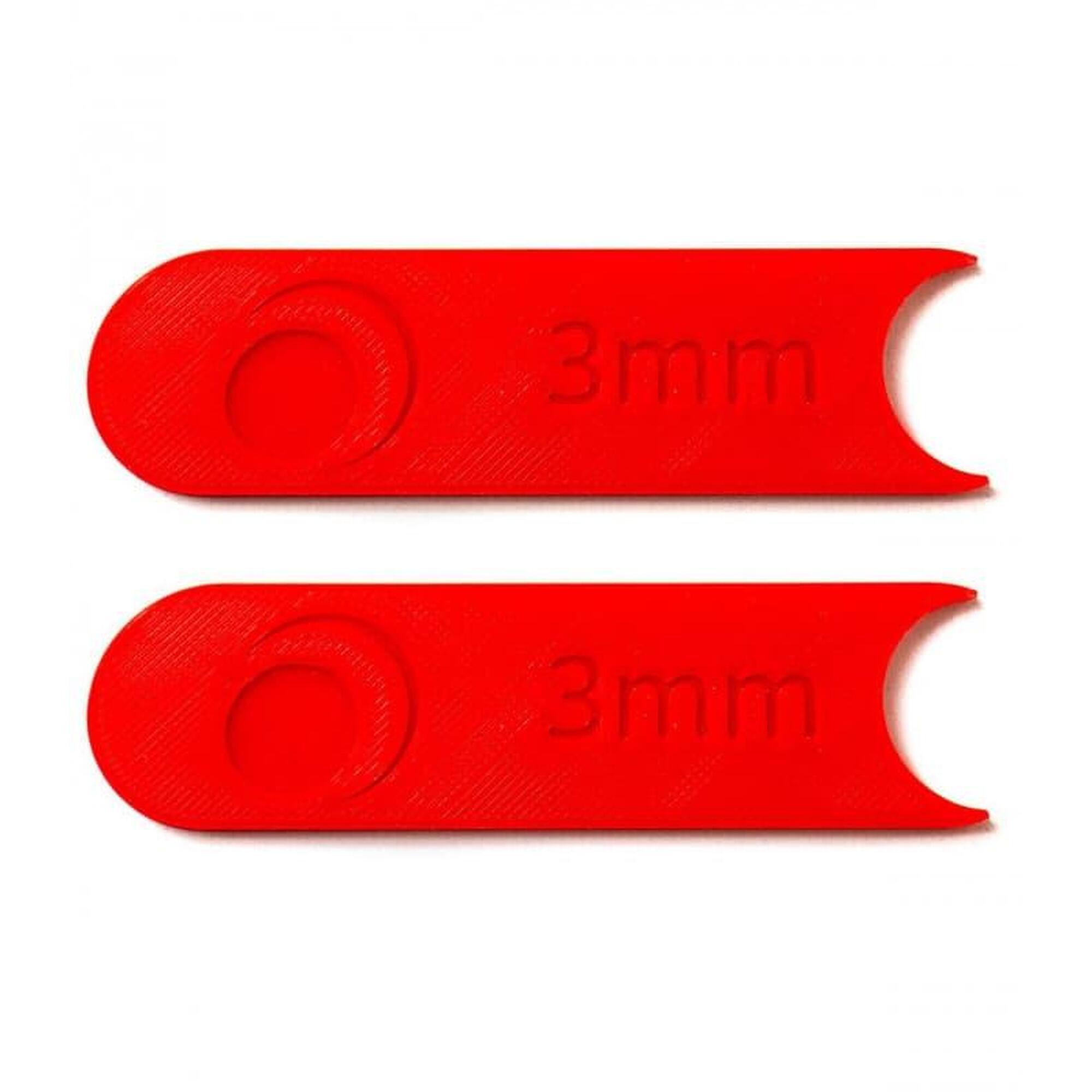 Eclipse - Fingerboard 3mm Plugins - Prise D'Escalade - Rouge - No Size - Decathlon