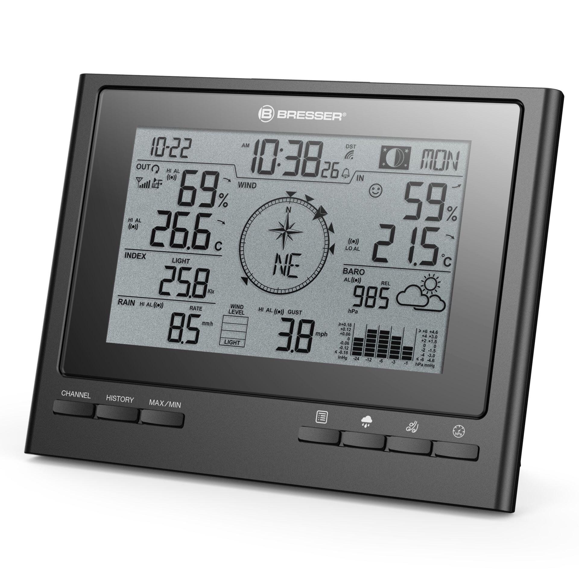 Esclusiva stazione meteo BRESSER 7 in 1 ClimateScout RC 2/5