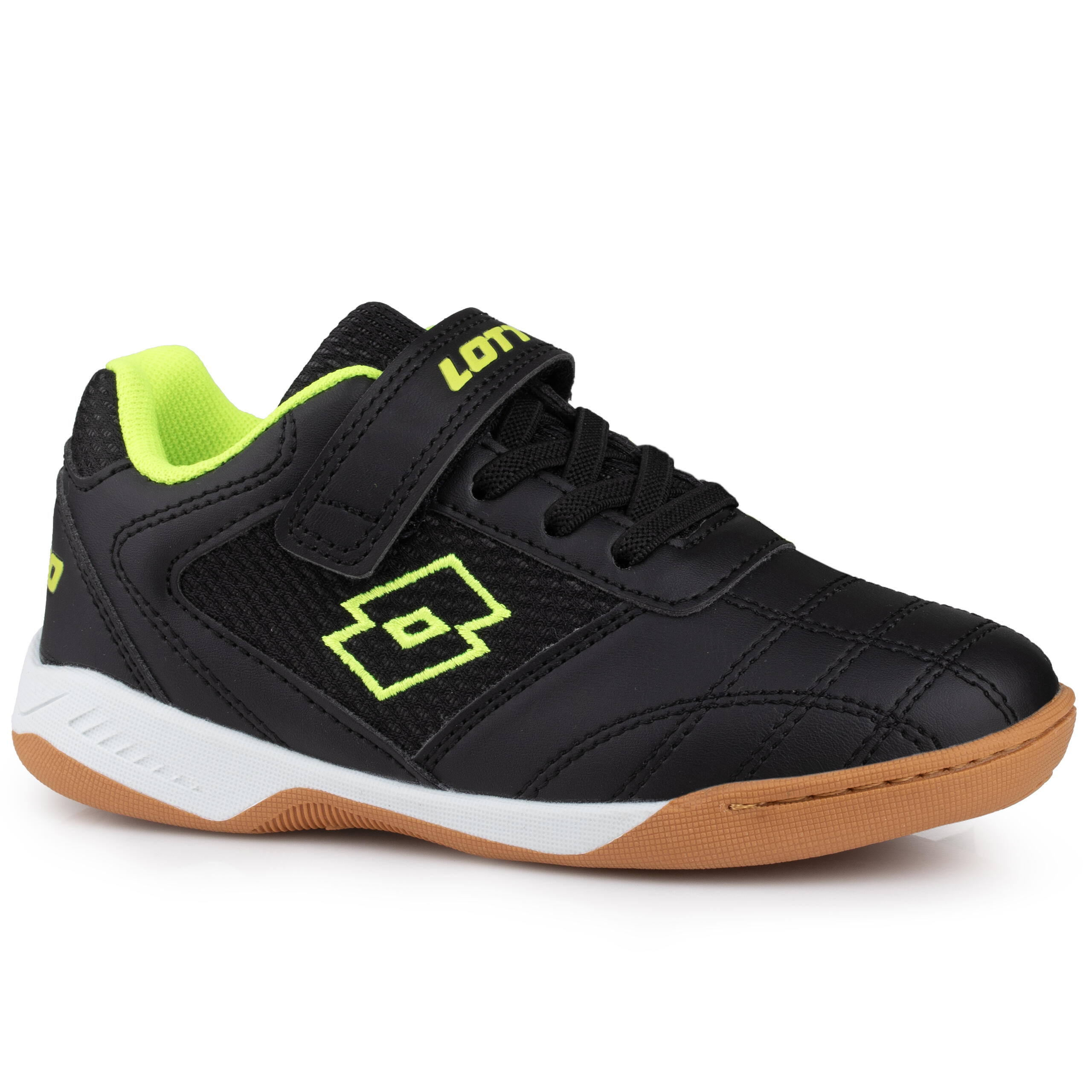 Sneaker Lotto WHIZZER K Bambini Basso Nero/Giallo 7/7