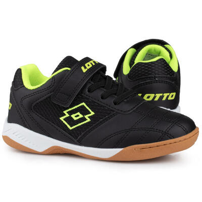 Sneaker Bassi Lotto WHIZZER K Per Bambini Nero/Giallo
