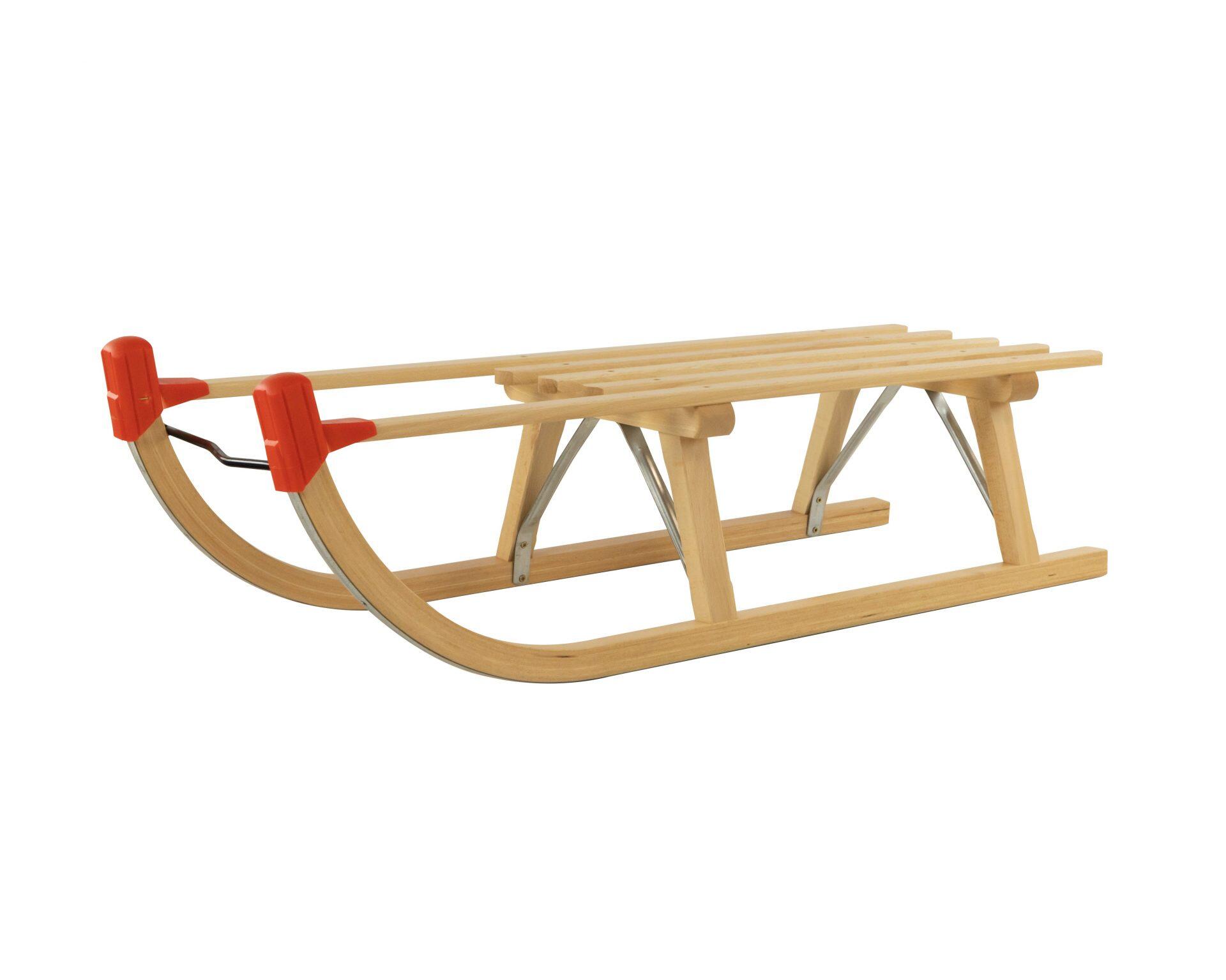 Holzschlitten DREWMAX AD324/90cm/AD300 Set mit Zugseil 2/7