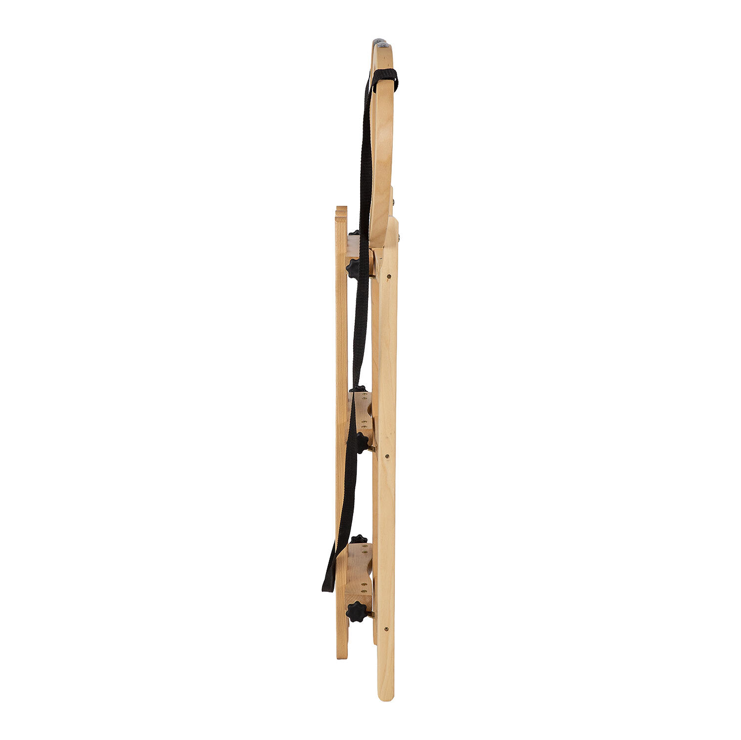Zusammenklappbarer  Holzschlitten DREWMAX AD423/110cm/AD303 Set mit Rückenlehne 4/7