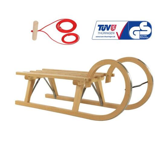 Sanki drewniane AD323/D95/AD299 Zestaw ze sznurkiem DUO HOLL