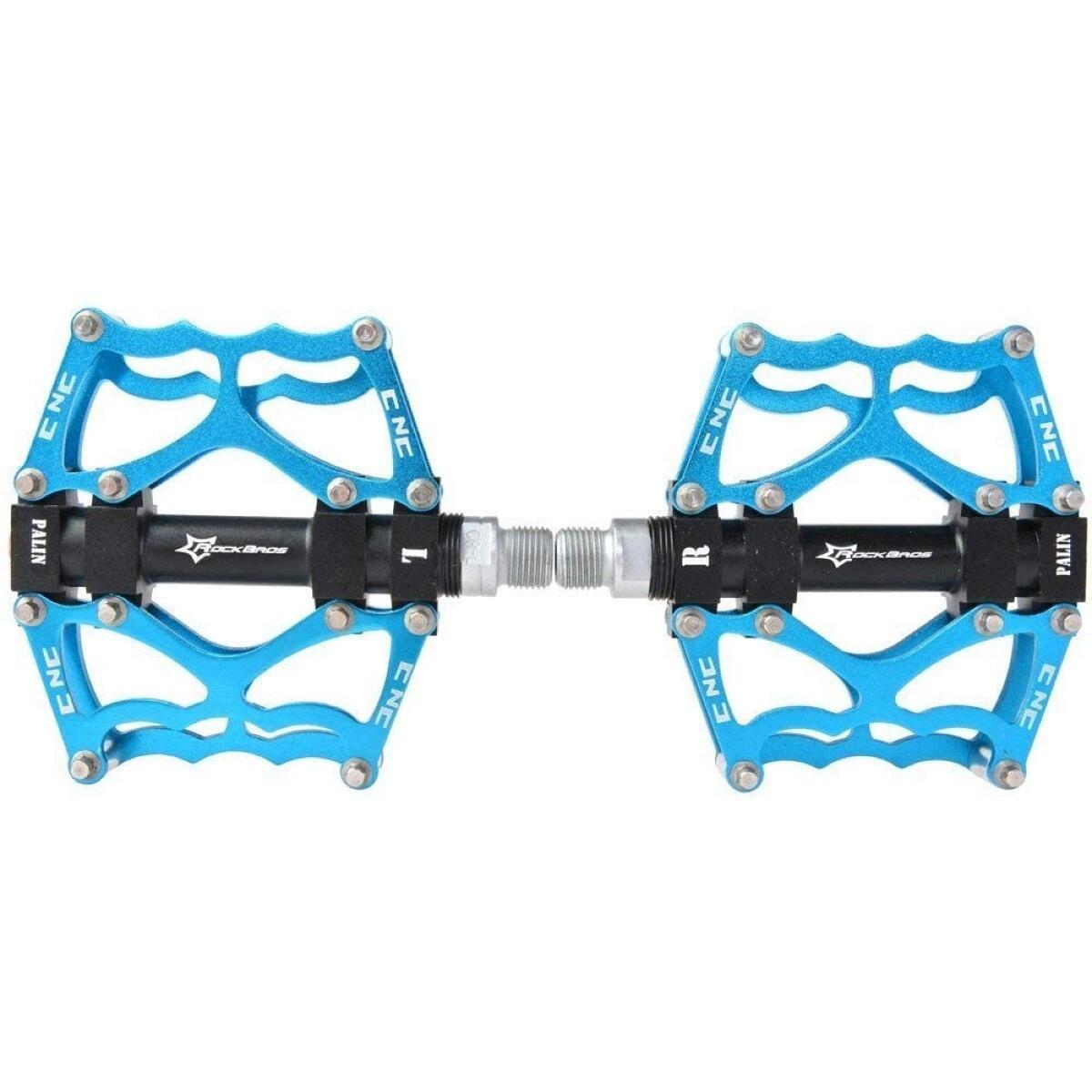 Pedais de bicicleta Rockbros JT201012LBL - azul 2/6