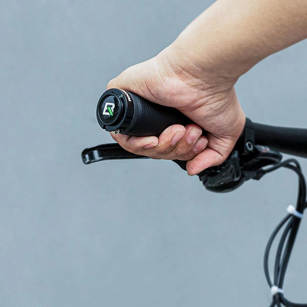 Paar fietshandvatten van microvezel - zwart 6/7
