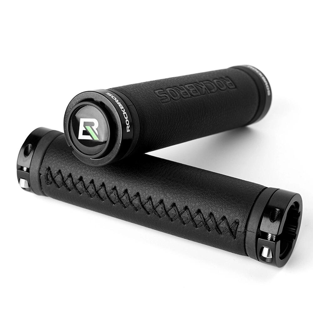 Paar fietshandvatten van microvezel - zwart 1/7