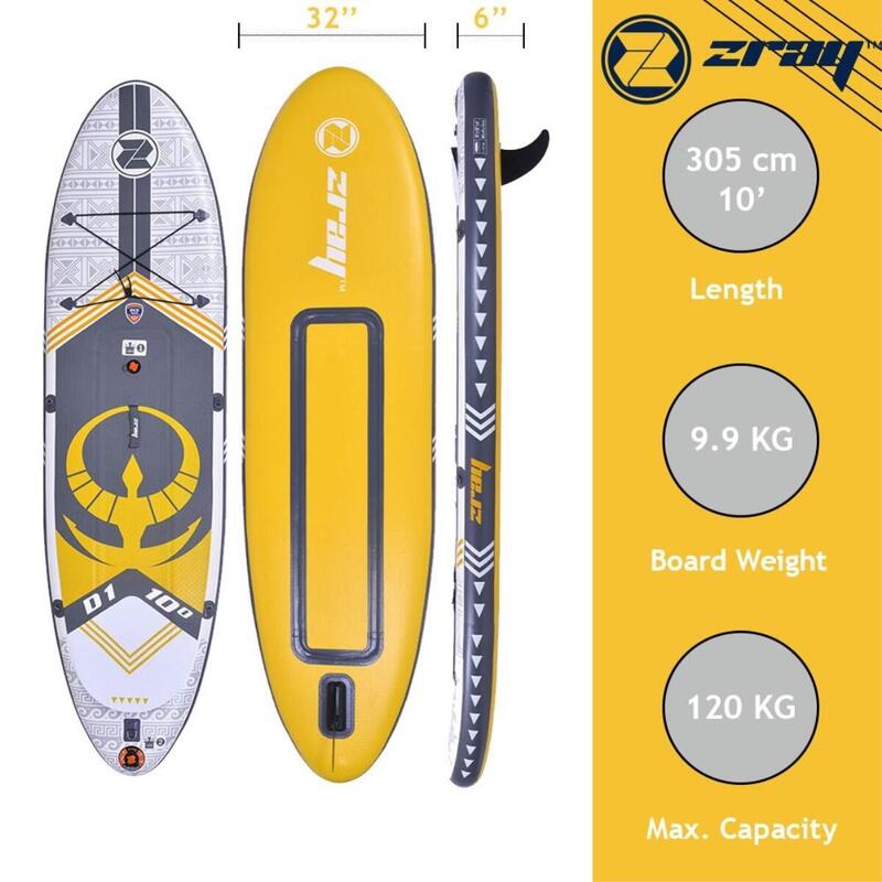 Stand Up Paddle ZRAY DUAL D1 Dropstitch DC