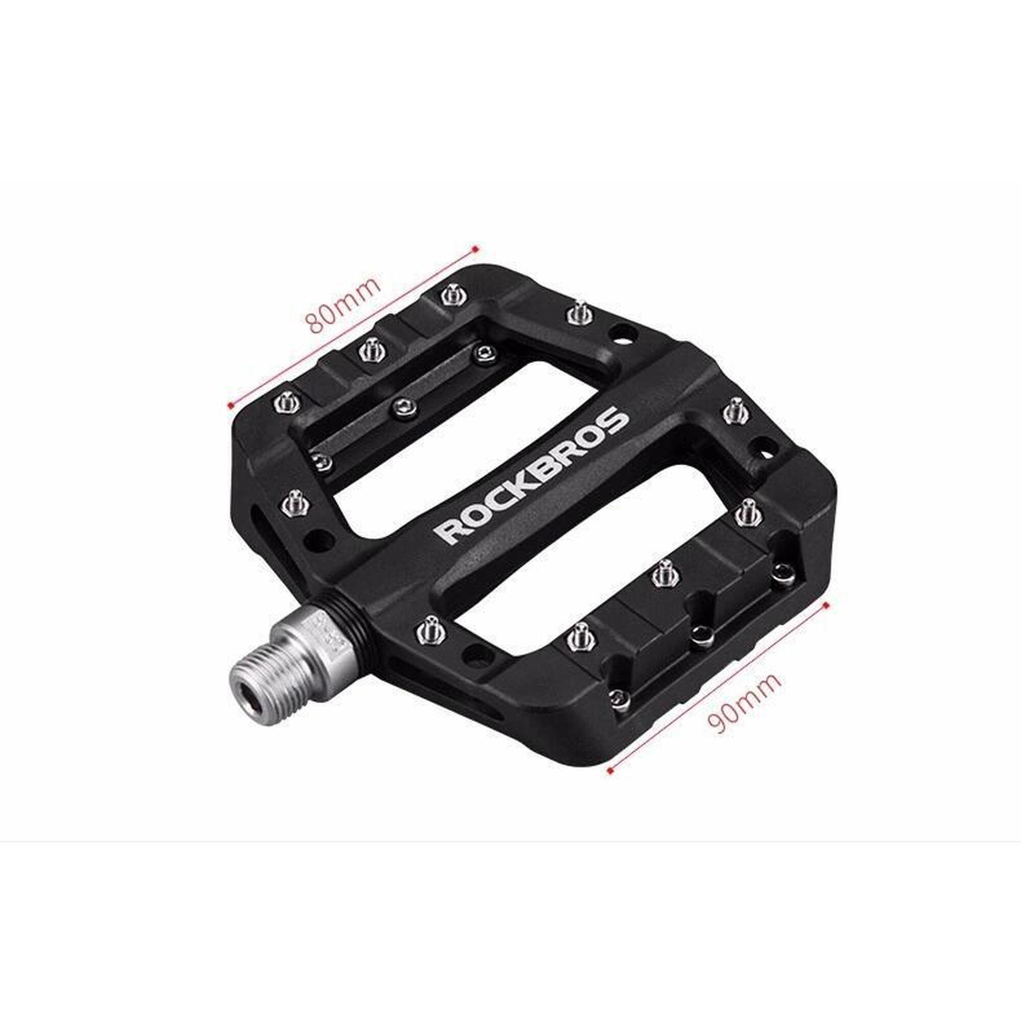 BK Pedale de bicicletă din fibră de nailon - Negru
