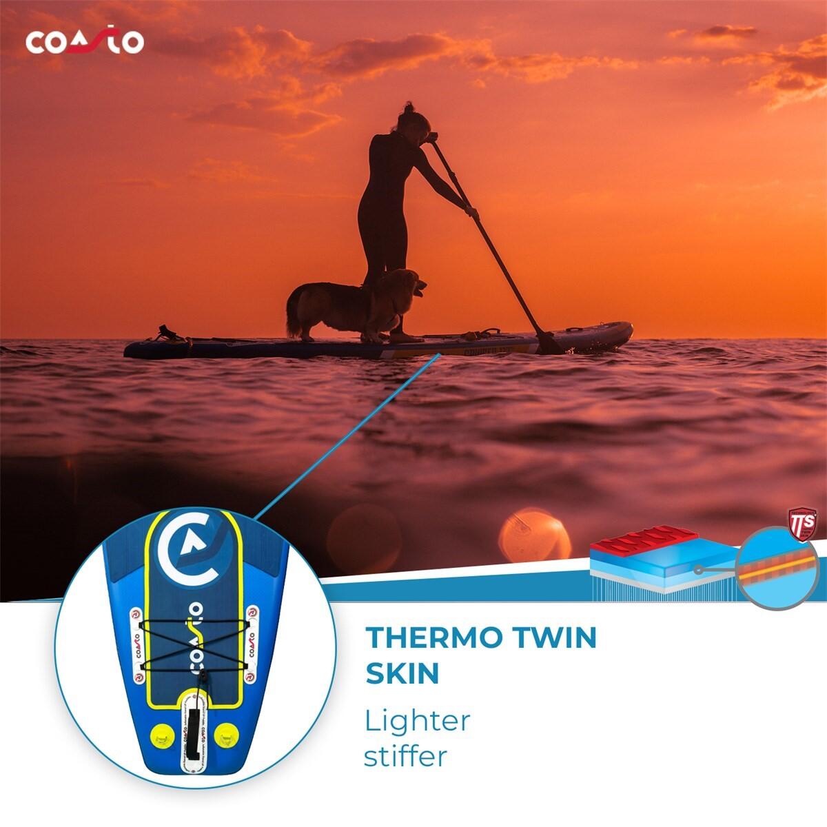 Tabla de Paddle Surf Hinchable Cruiser Dropstitch TTS 398x78x15cm (13'1x31x6) 3/8