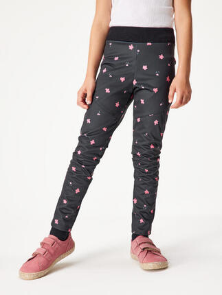 Elastische Softshell-Hose mit Fleece für Kinder Sporty, D. Grau
