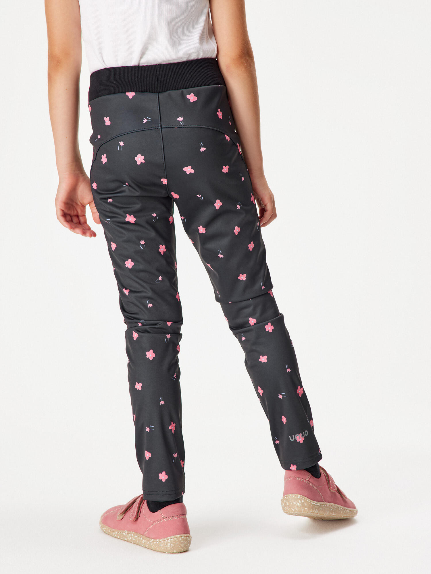 Elastische Softshell-Hose mit Fleece für Kinder Sporty, Blumen 4/7