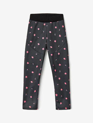 Elastische Softshell-Hose mit Fleece für Kinder Sporty, Fuchsia