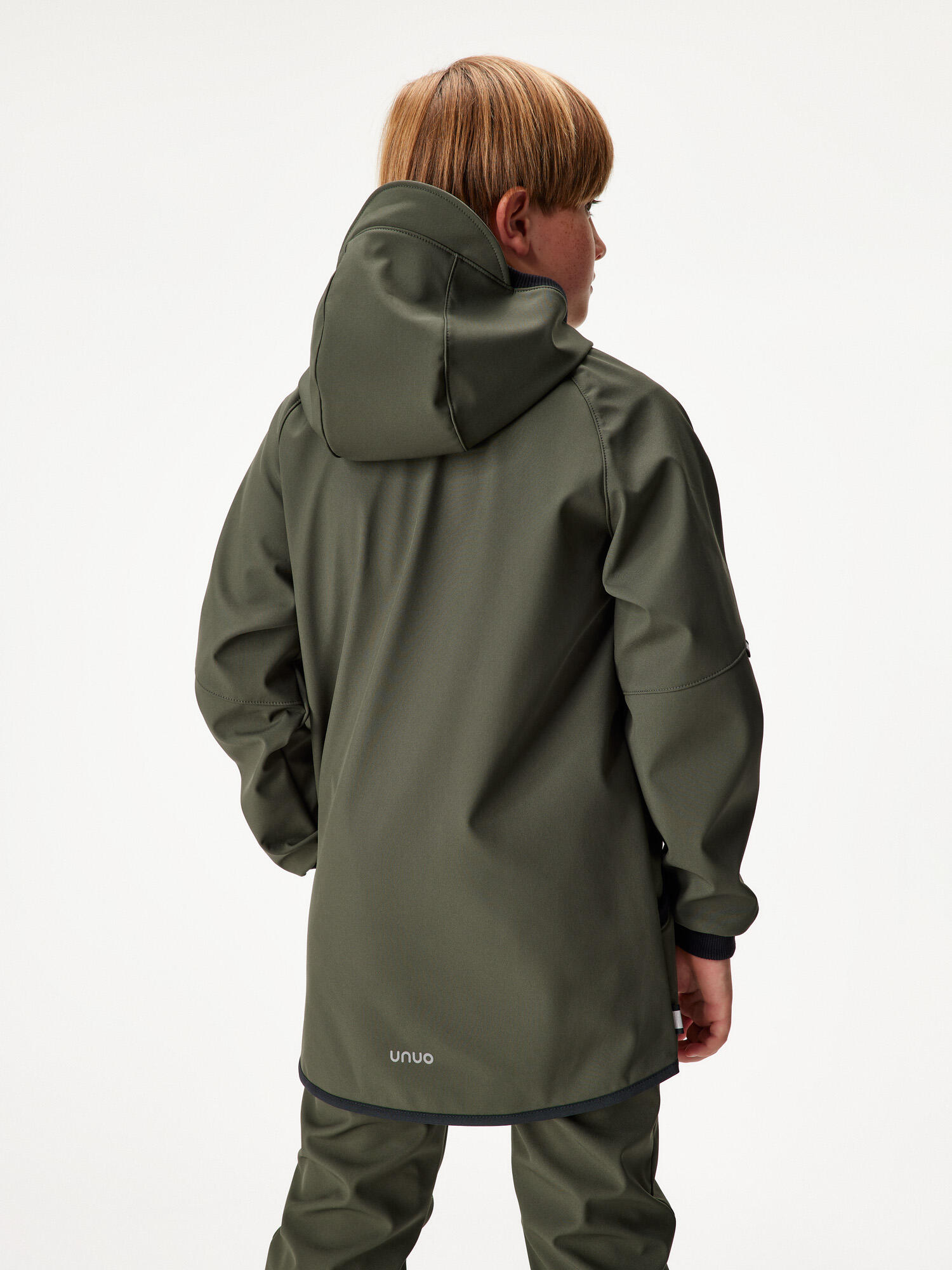 Softshell-Jacke mit Fleece für Kinder Street, Khaki 3/7