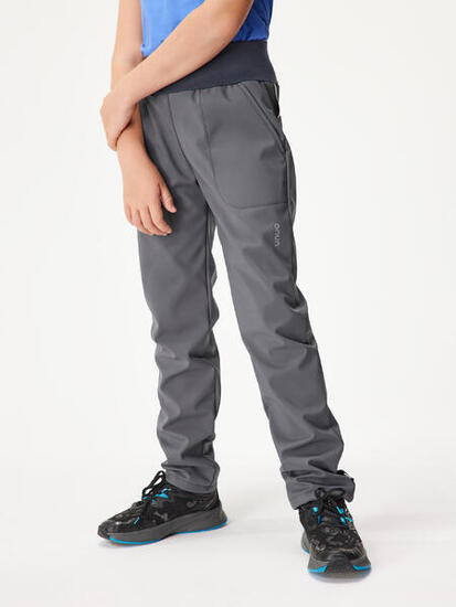 Softshell-Hose mit Fleece für Kinder Simple, Schwarz