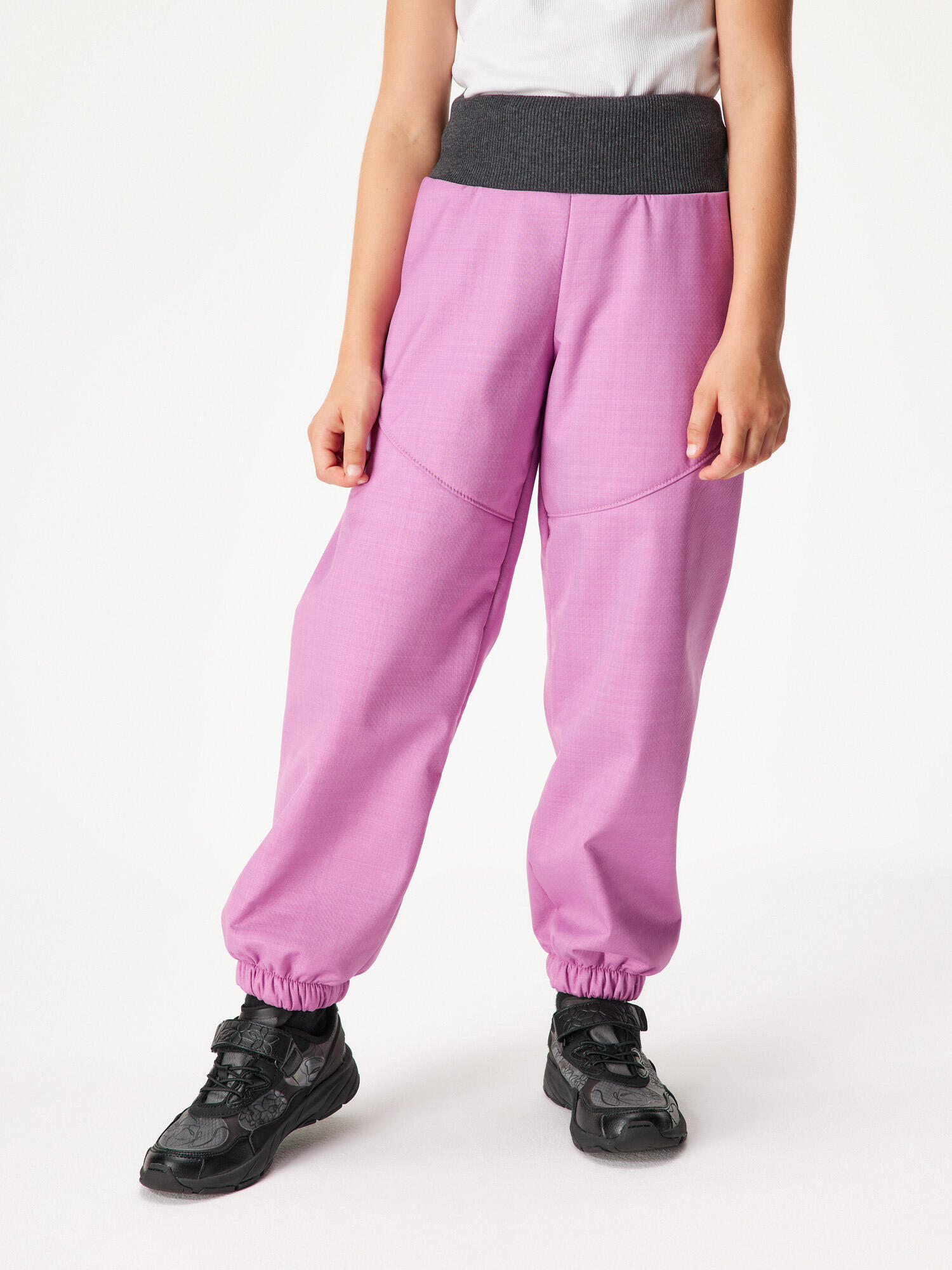 Softshell-Hose mit Teddyfutter für Kinder Light, Violett 2/7