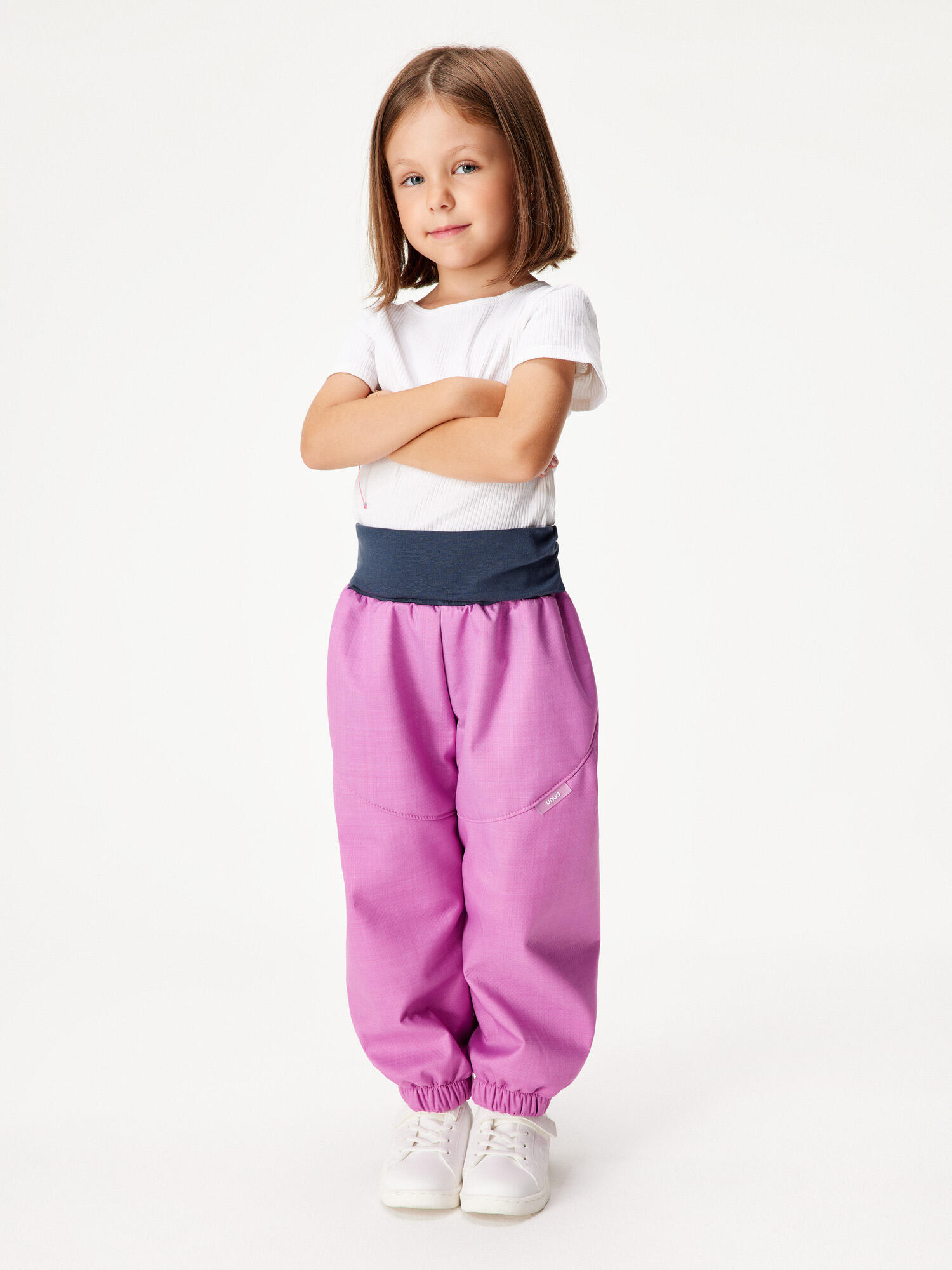 Softshell-Hose mit Teddyfutter für Kleinkinder Light, Violett 4/7