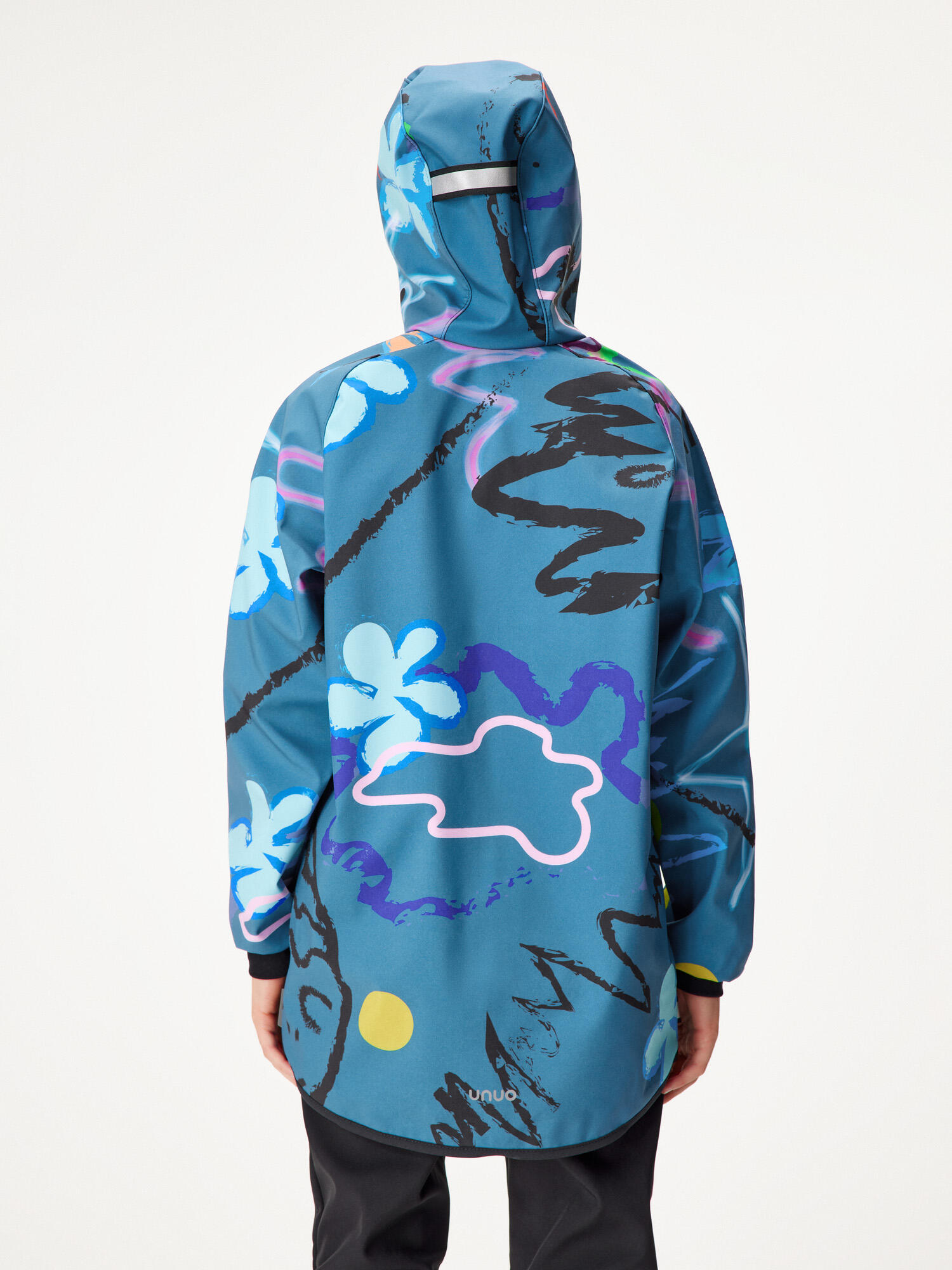 Softshell-Jacke mit Fleece für Kinder Basic, Kobalt, Fantasie 4/6