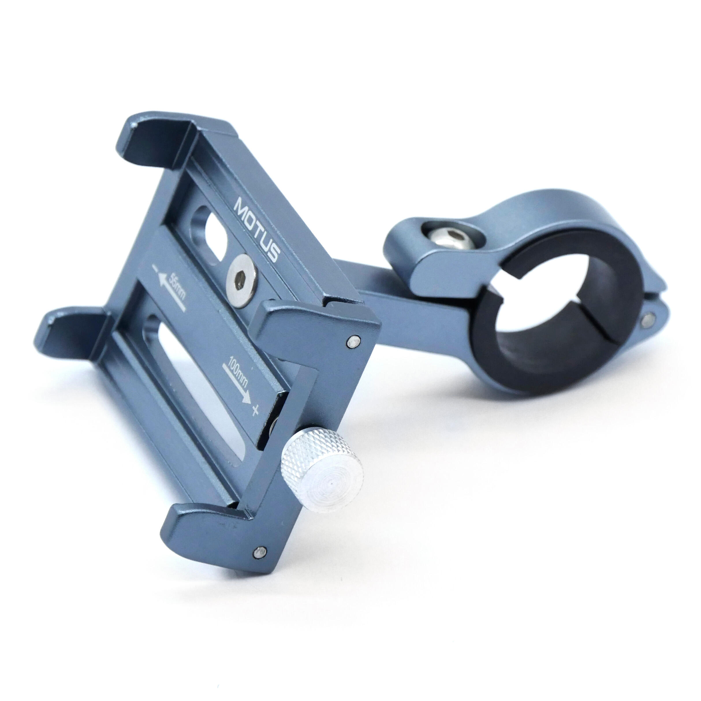 Aluminium telefoonhouder voor stuur van motor, fiets, step Motus 4/5
