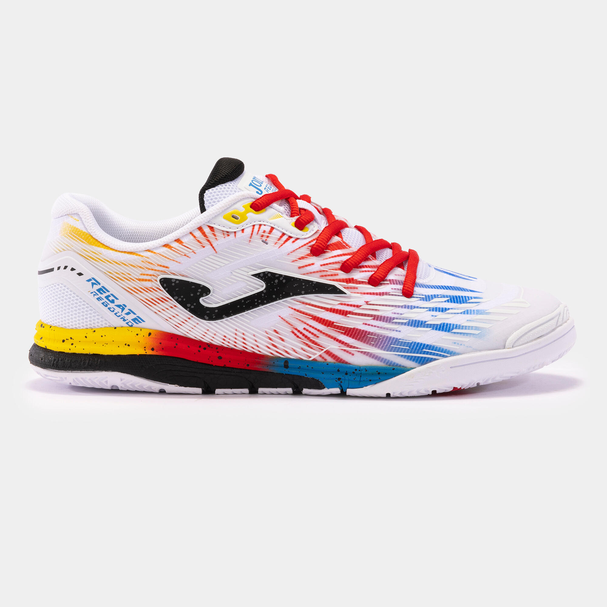 Joma Sapatilhas Futsal Adulto Regate Rebound 24 In Branco Branco Vermelho da Decathlon