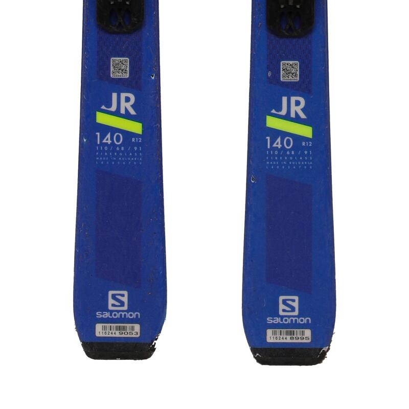 RECONDITIONNE - Ski Junior Salomon S Race Jr + Fixations - CORRECT