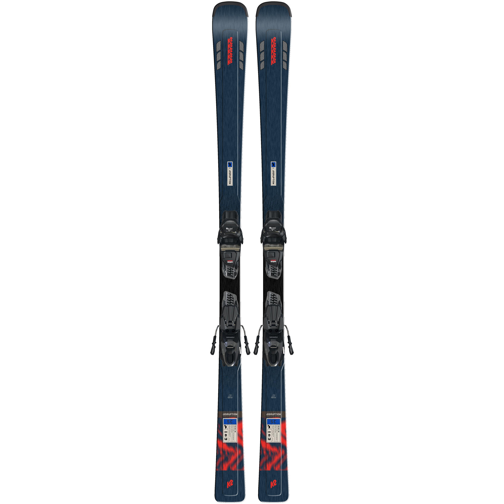 Narty męskie K2 DISRUPTION SC - M3 11 Compact Quikclik black - anthracite SET 1/2