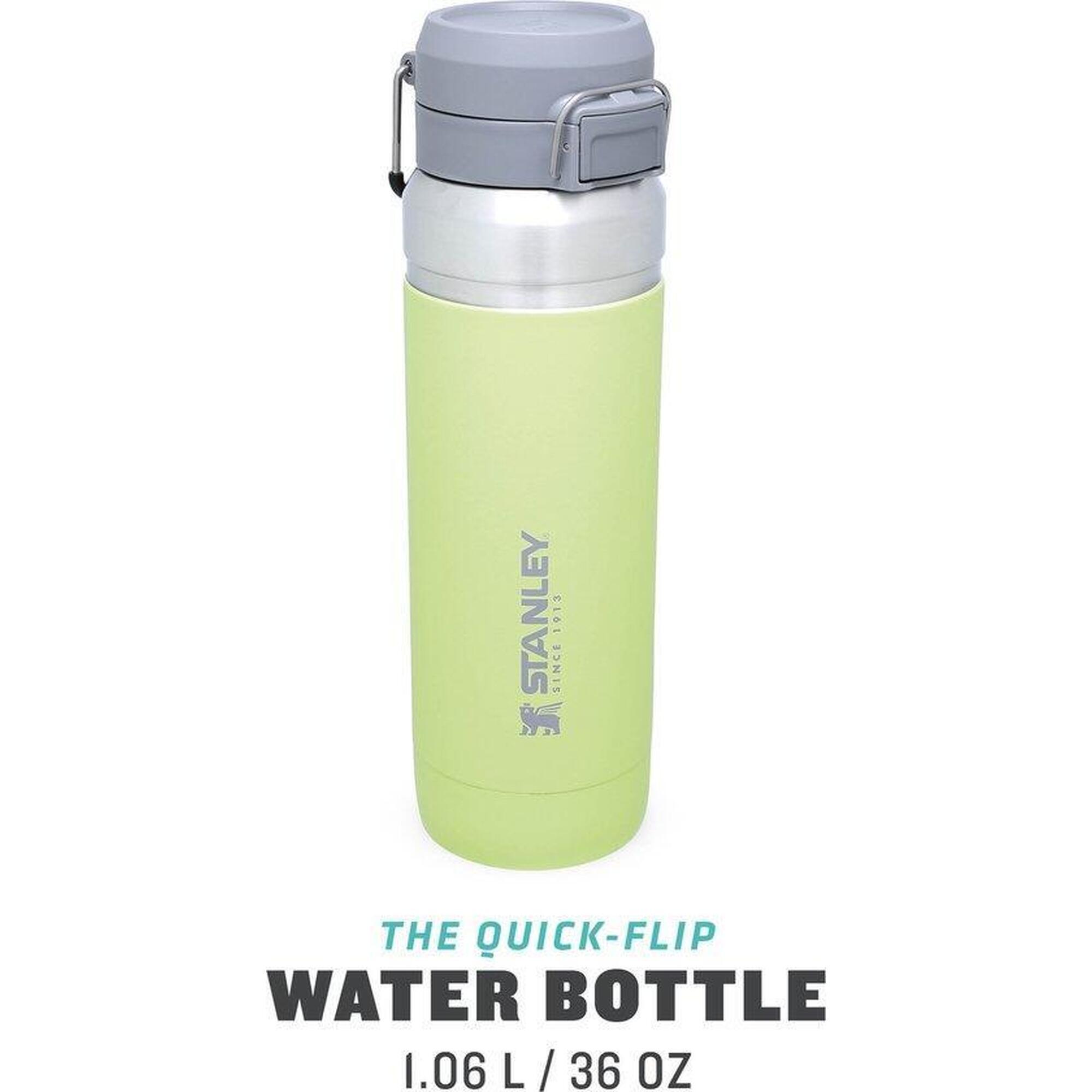 Termos tip bidon apa GO Quick Flip Water Bottle - verde deschis lamaie - 1.06 L…