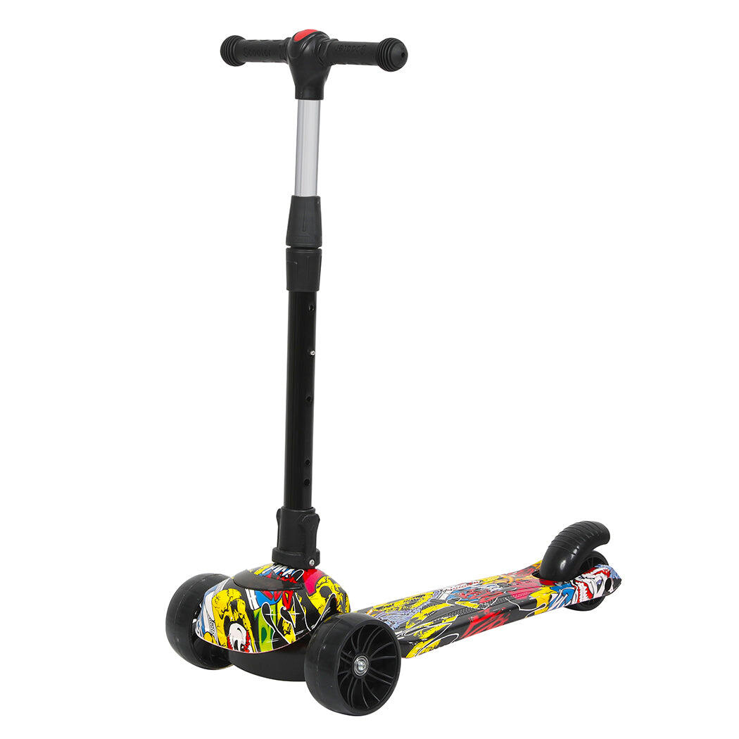 Bopeep Foldable Kids Scooter Adjustable Height Flashing LED Music