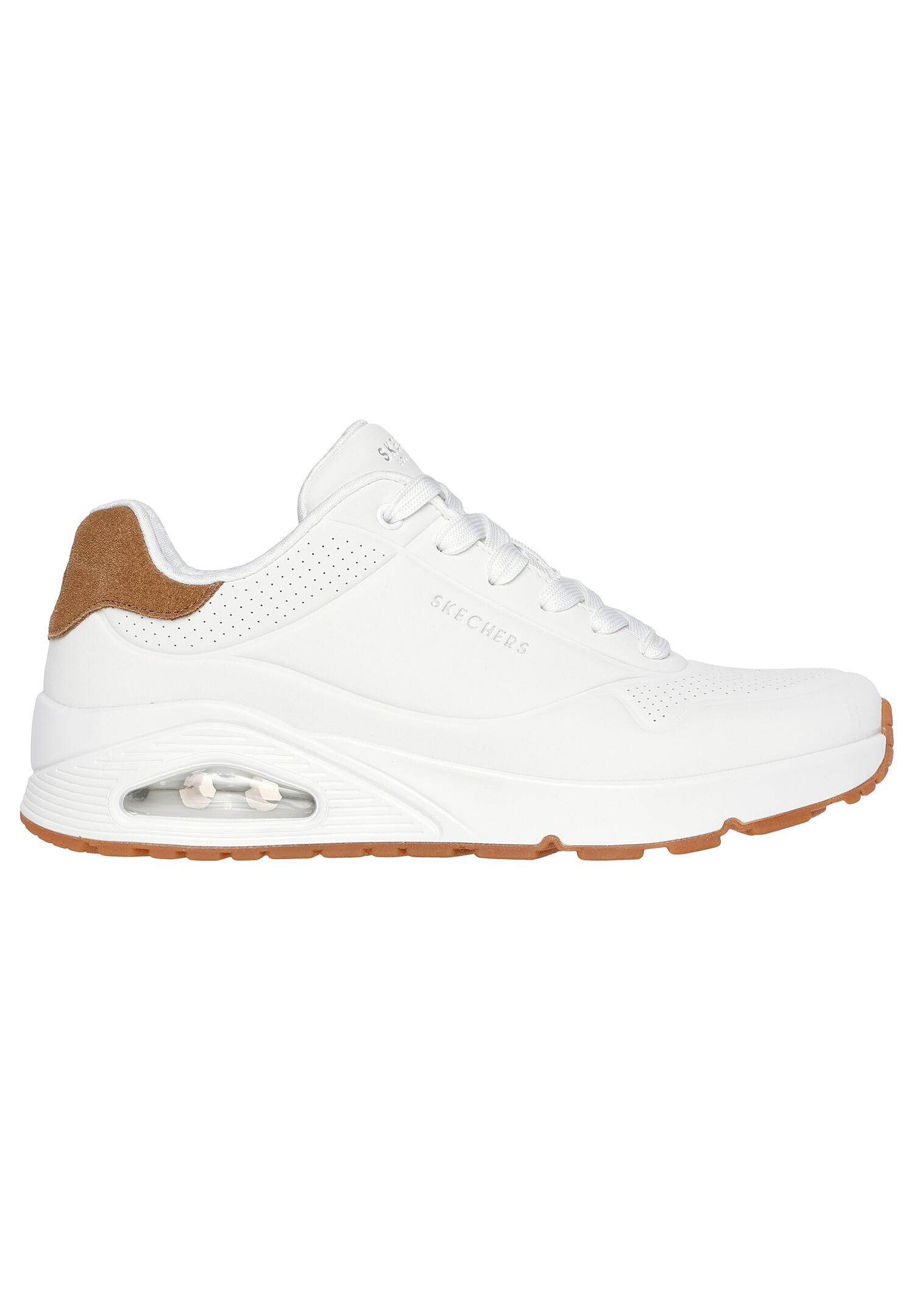 Skechers Street Uno - Suited on Air Herren Sneakers 183004 WHT weiss 7/7