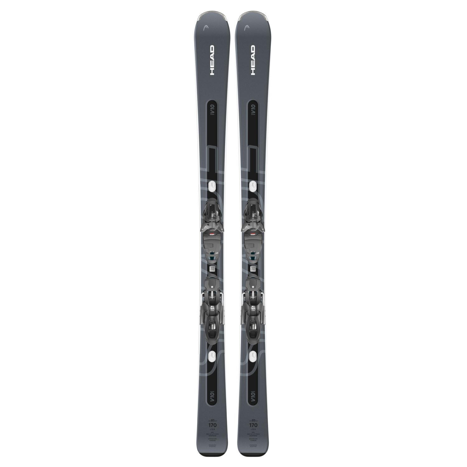 Head - Pack Ski Shape E-v10 Sw + Fixations Pr 11 Gw Homme - Skis - Gris - 156 Cm - Decathlon