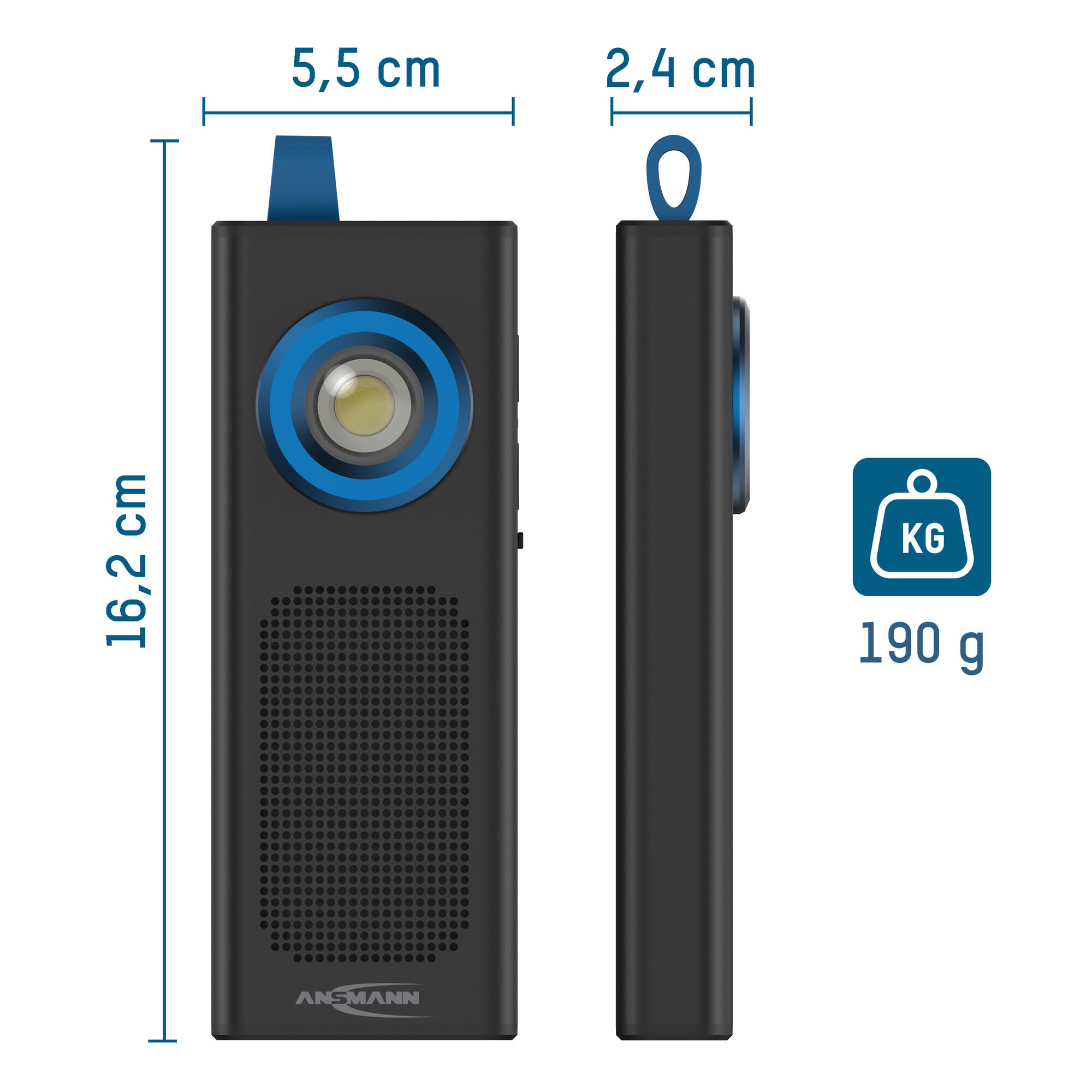 Wireless Lautsprecher mit LED Taschenlampe 5/7