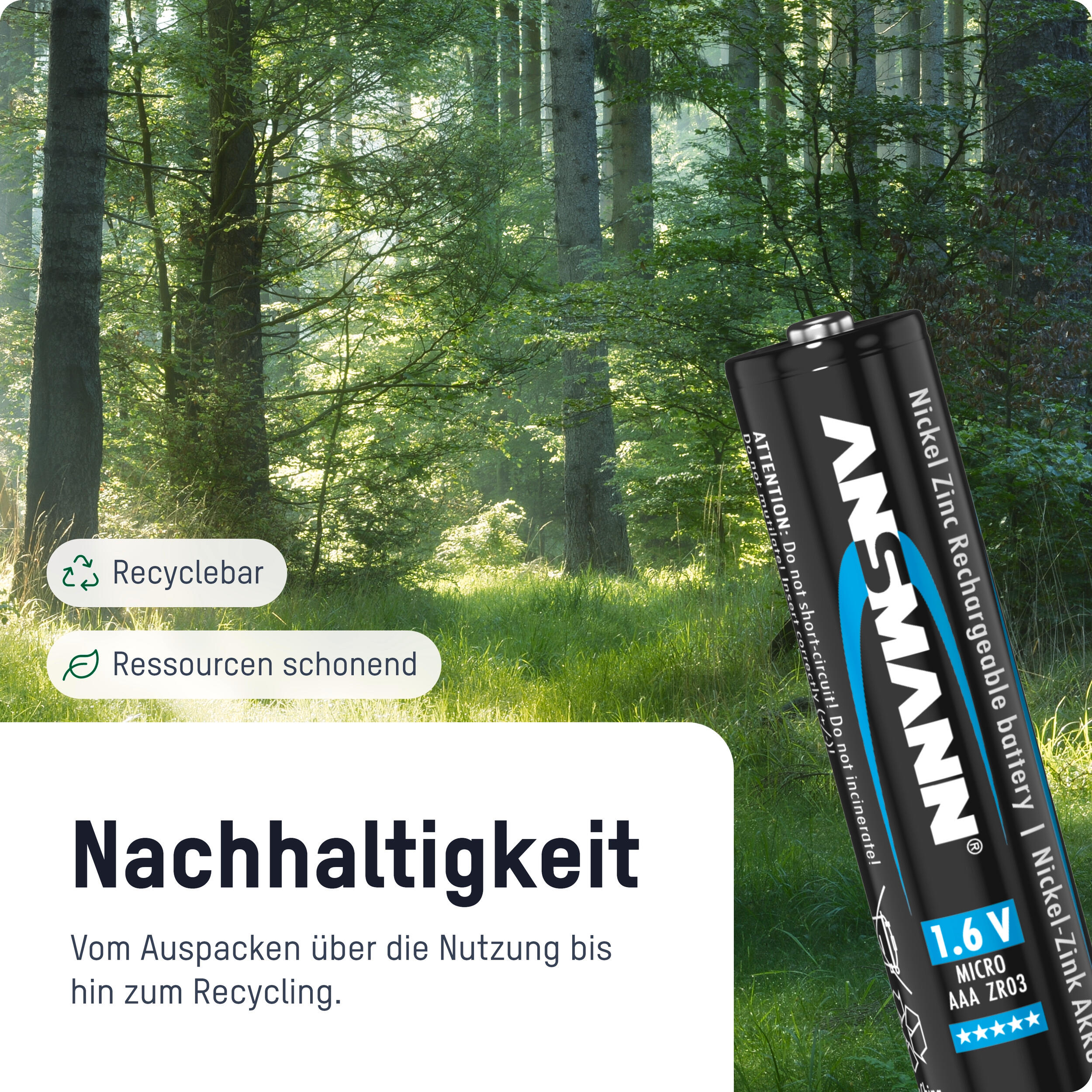 NiZn Akku AAA 900mWh- 8 Stück 6/7