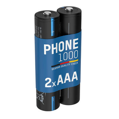 Telefon Akku Micro AAA. 950 mAh 1.2V. 2 Stück. leistungsstark
