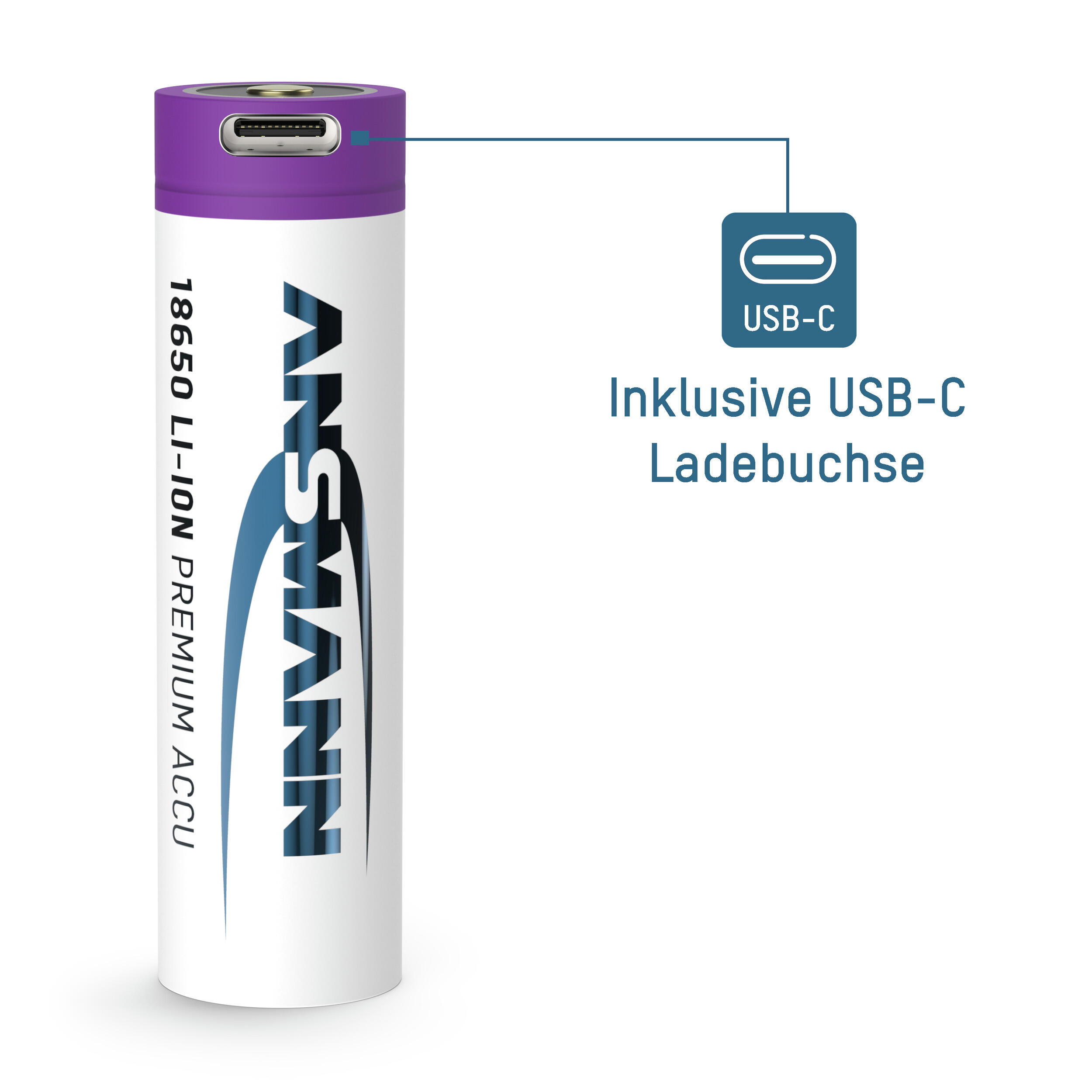 18650 Akku 2600 mAh 3/7