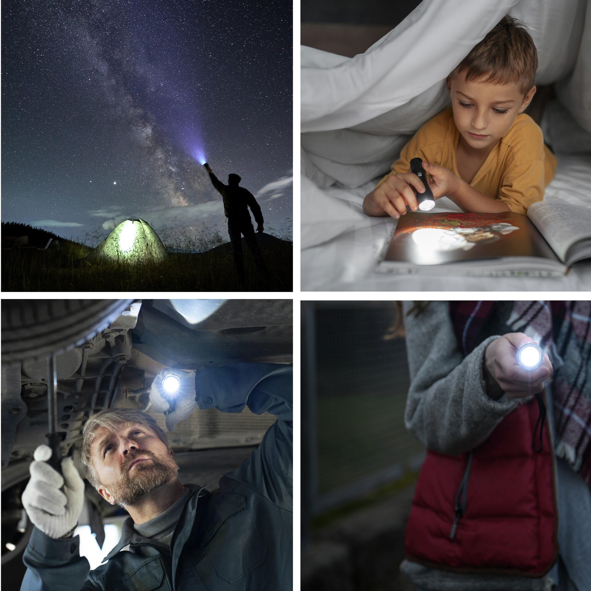 HyCell Mini LED Taschenlampe zoombar & fokussierbar inkl. AAA Batterien 5/7