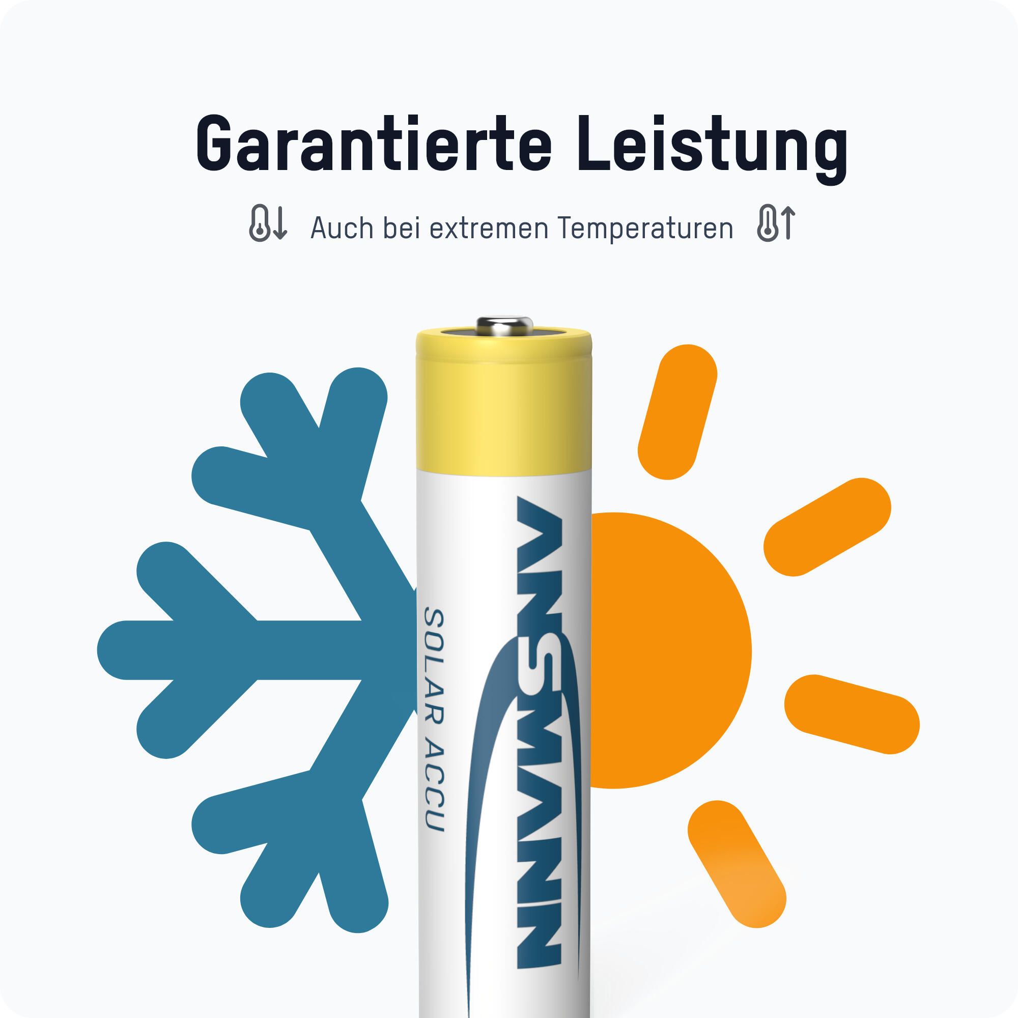 ANSMANN Akku AA Mignon 800mAh 1,2V NiMH für Solarlampen 6 Stk. wiederaufladbar 4/7